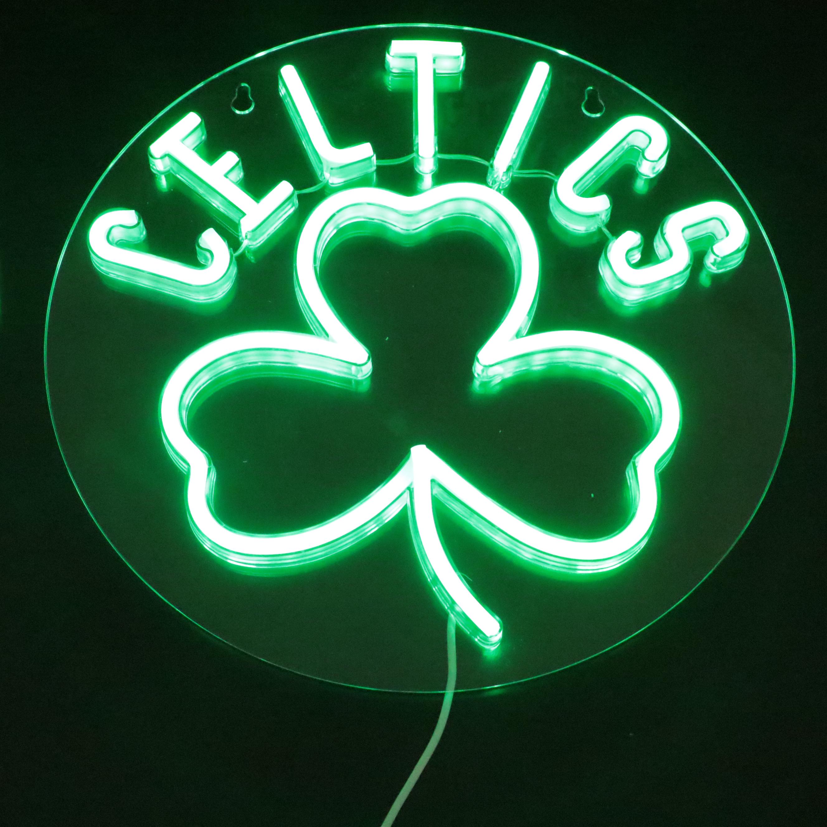 Celtics Basketball Illuminated Wall Signs
