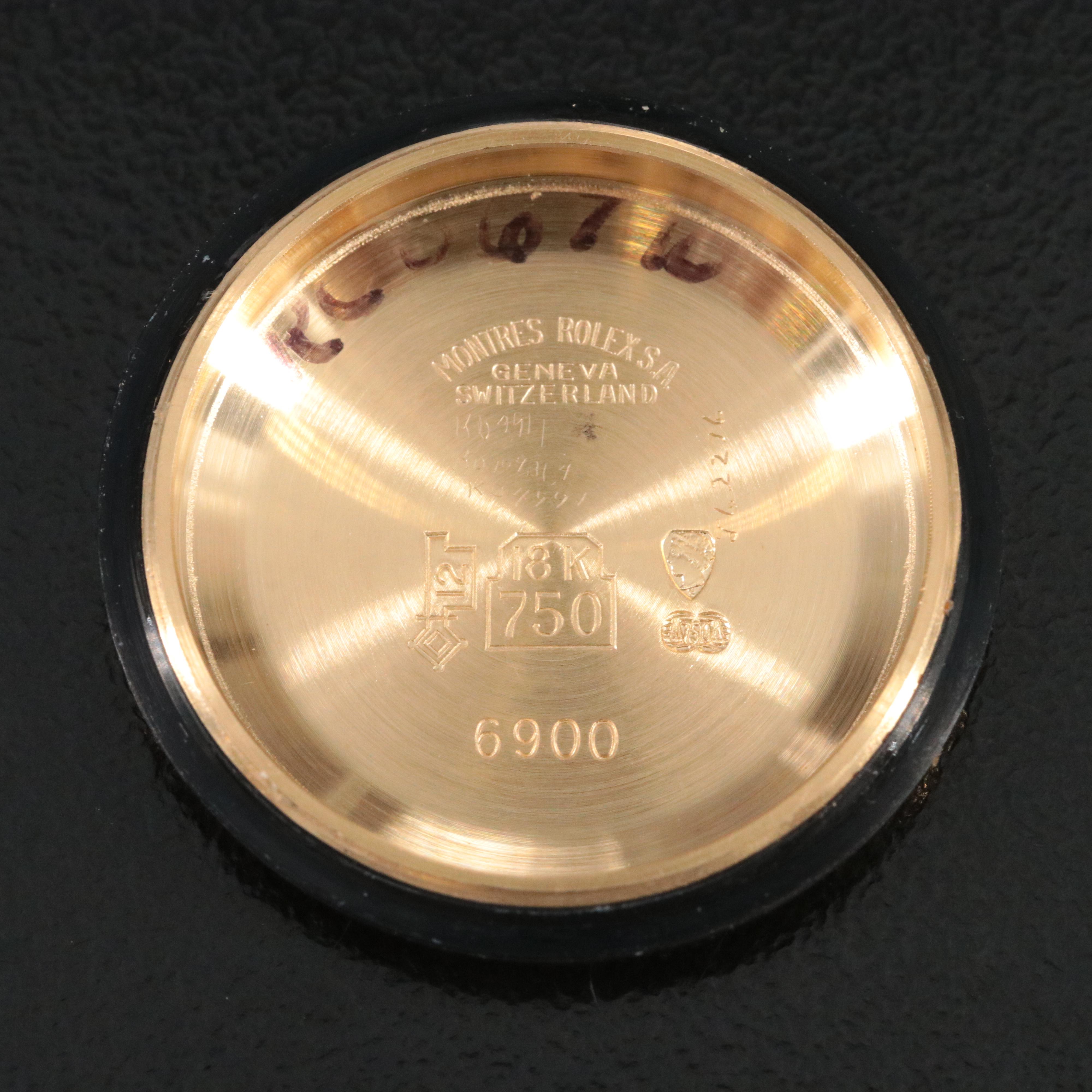 1978 Rolex Custom Diamond Dial Bark Bezel and President Band Watch