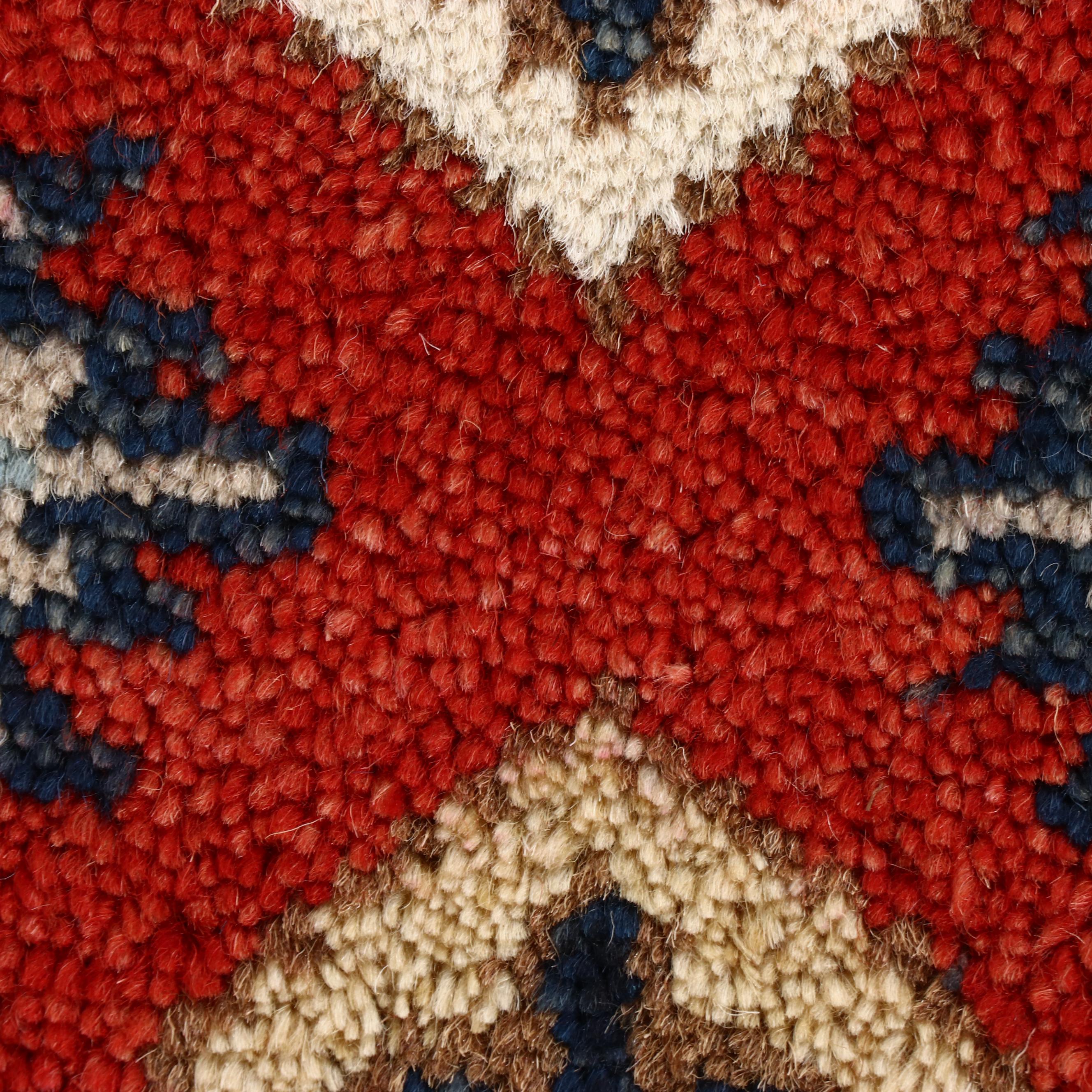 2'10 x 8'3 Hand-Knotted Afghan Kazak Carpet Runner