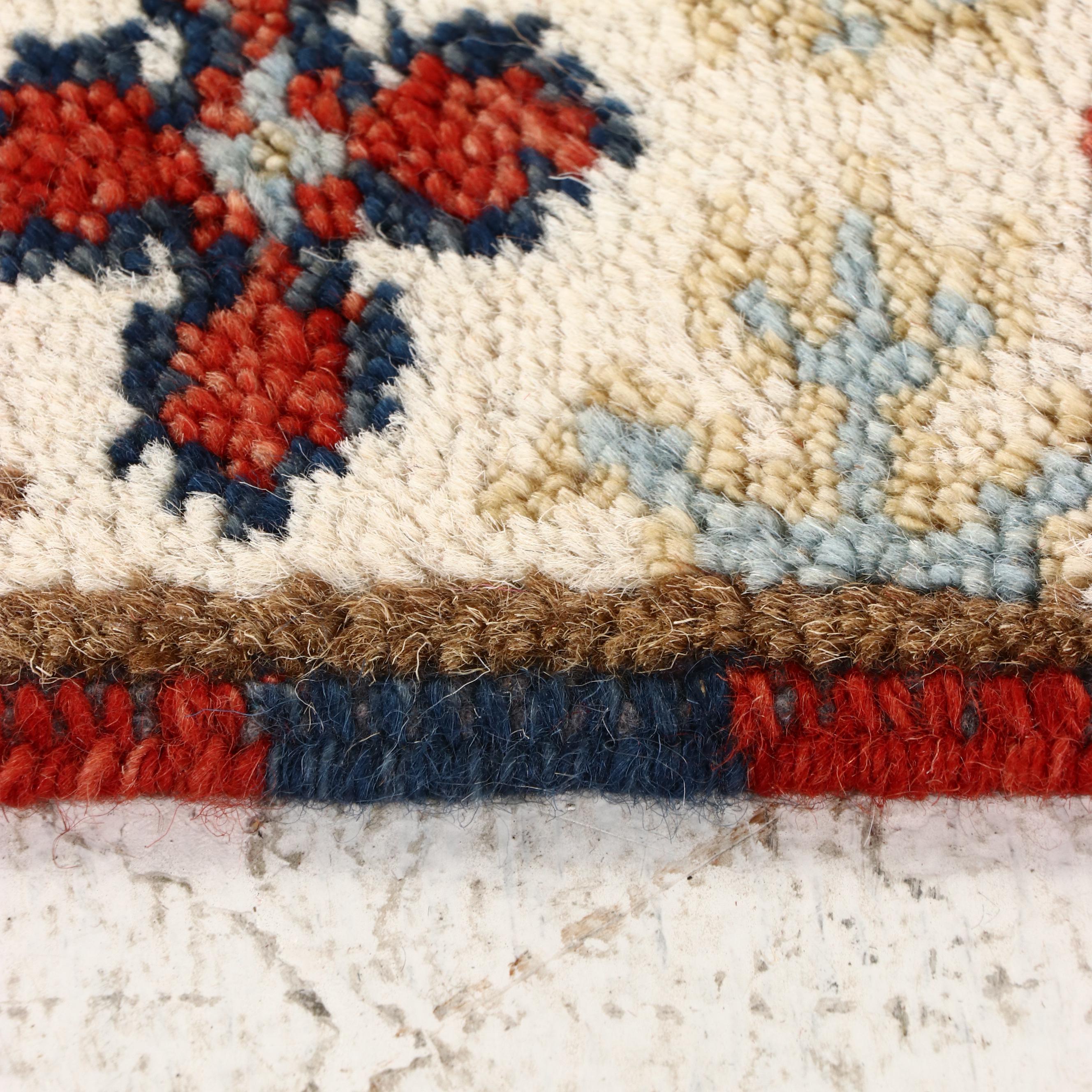 2'10 x 8'3 Hand-Knotted Afghan Kazak Carpet Runner