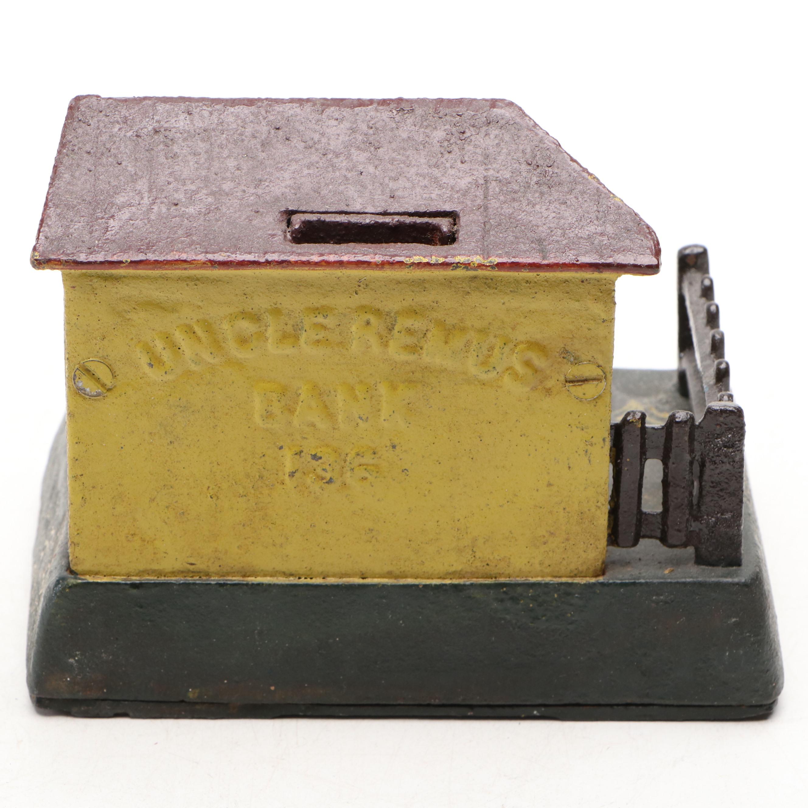 Painted Cast Iron "Uncle Remus" Reproduction Mechanical Bank