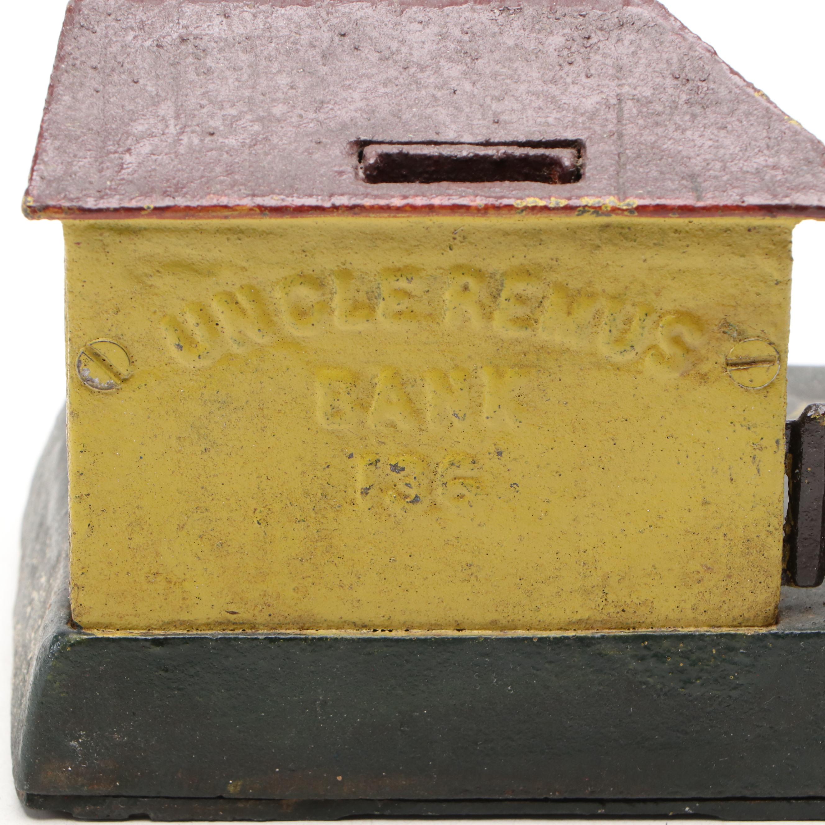 Painted Cast Iron "Uncle Remus" Reproduction Mechanical Bank