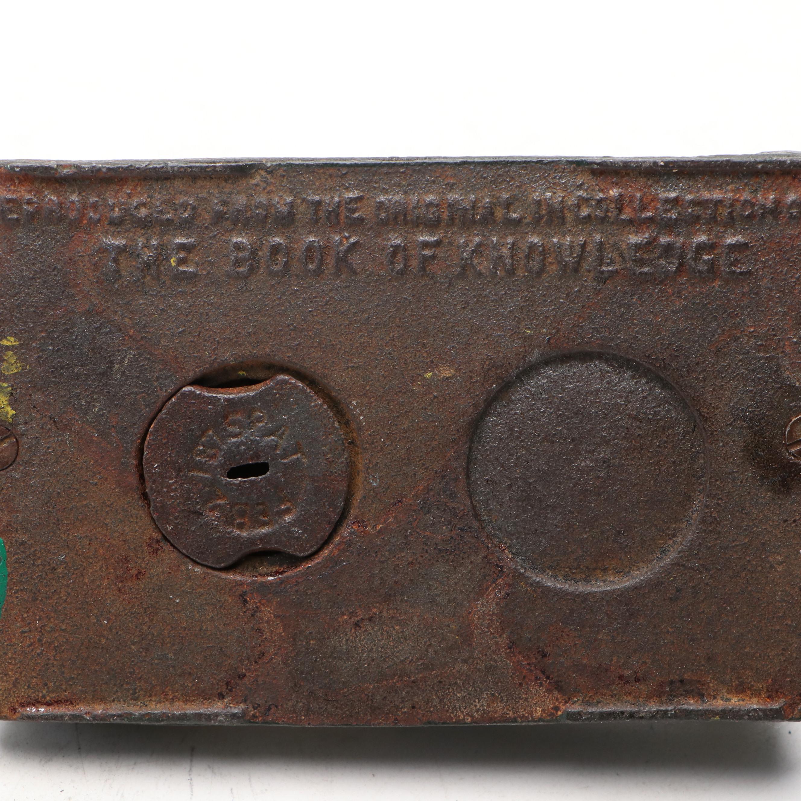 Painted Cast Iron "Uncle Remus" Reproduction Mechanical Bank