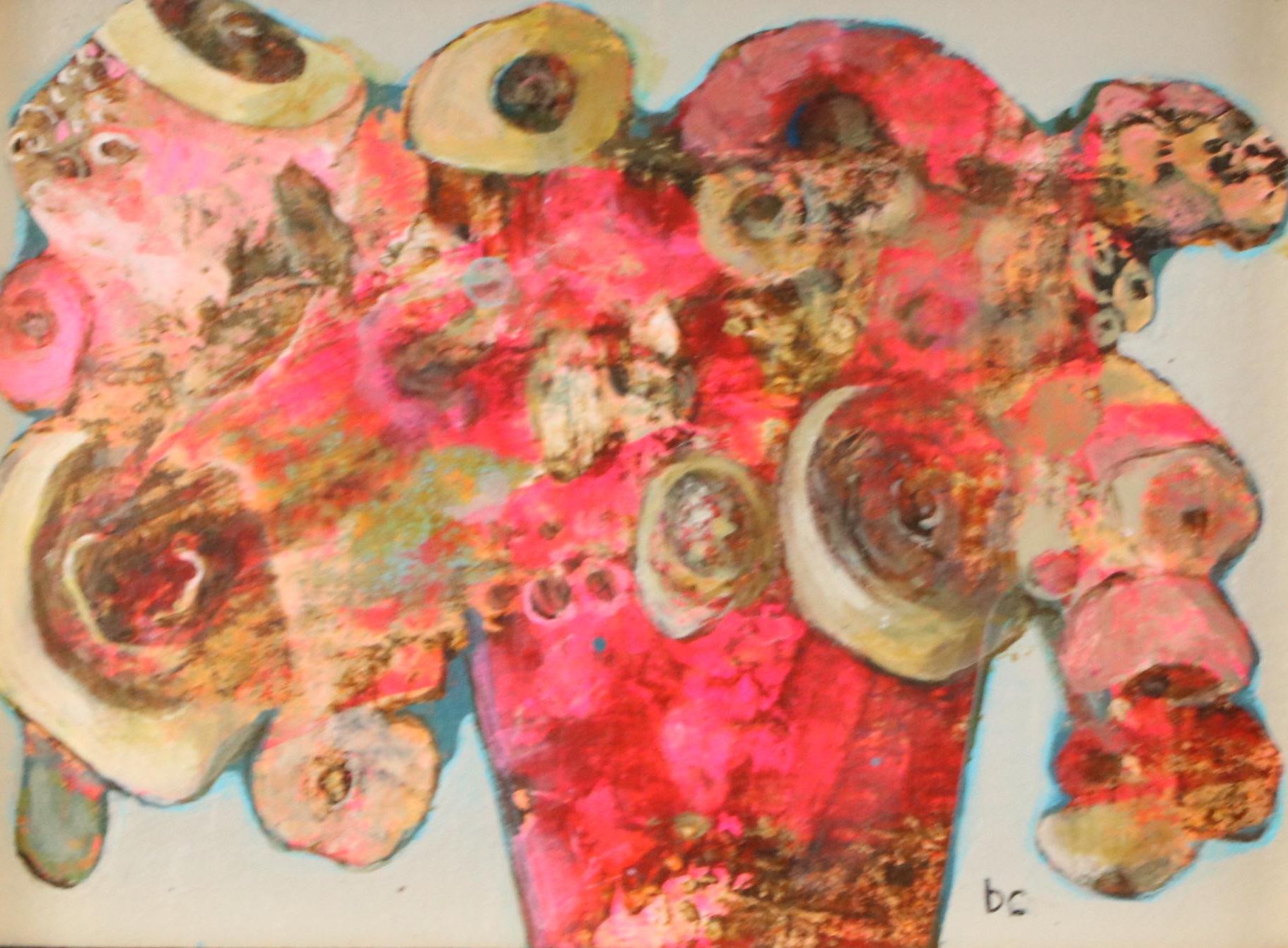 Floral Still Life Oil Painting, 21st Century