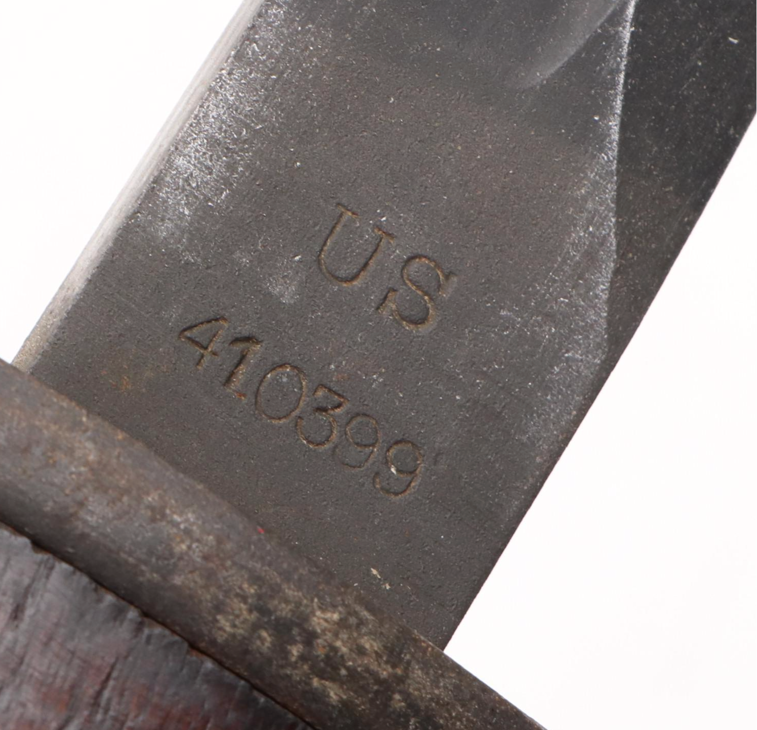 World War I Era M1905 Bayonet with World War II Era U.S. M3 Fighting Knife