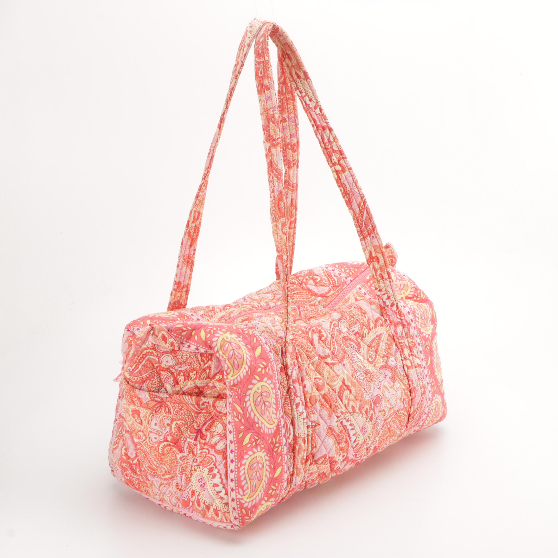 Vera Bradley "Sherbet" Duffle & Tote Bag, Other Large Travel Bag & Jewelry Cases