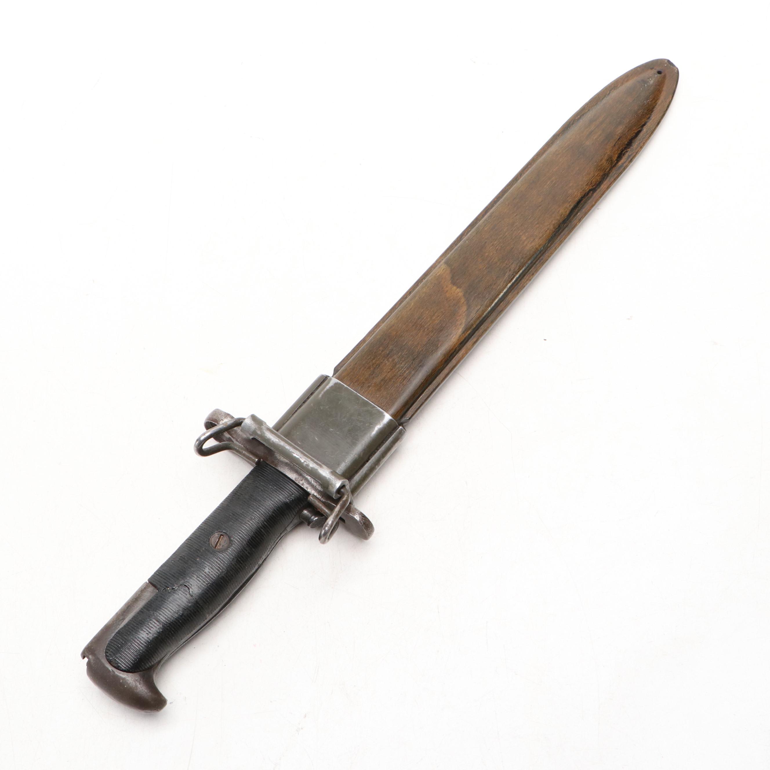 World War II Era M1 Garand, Romanian AKM Type I and Other Bayonets