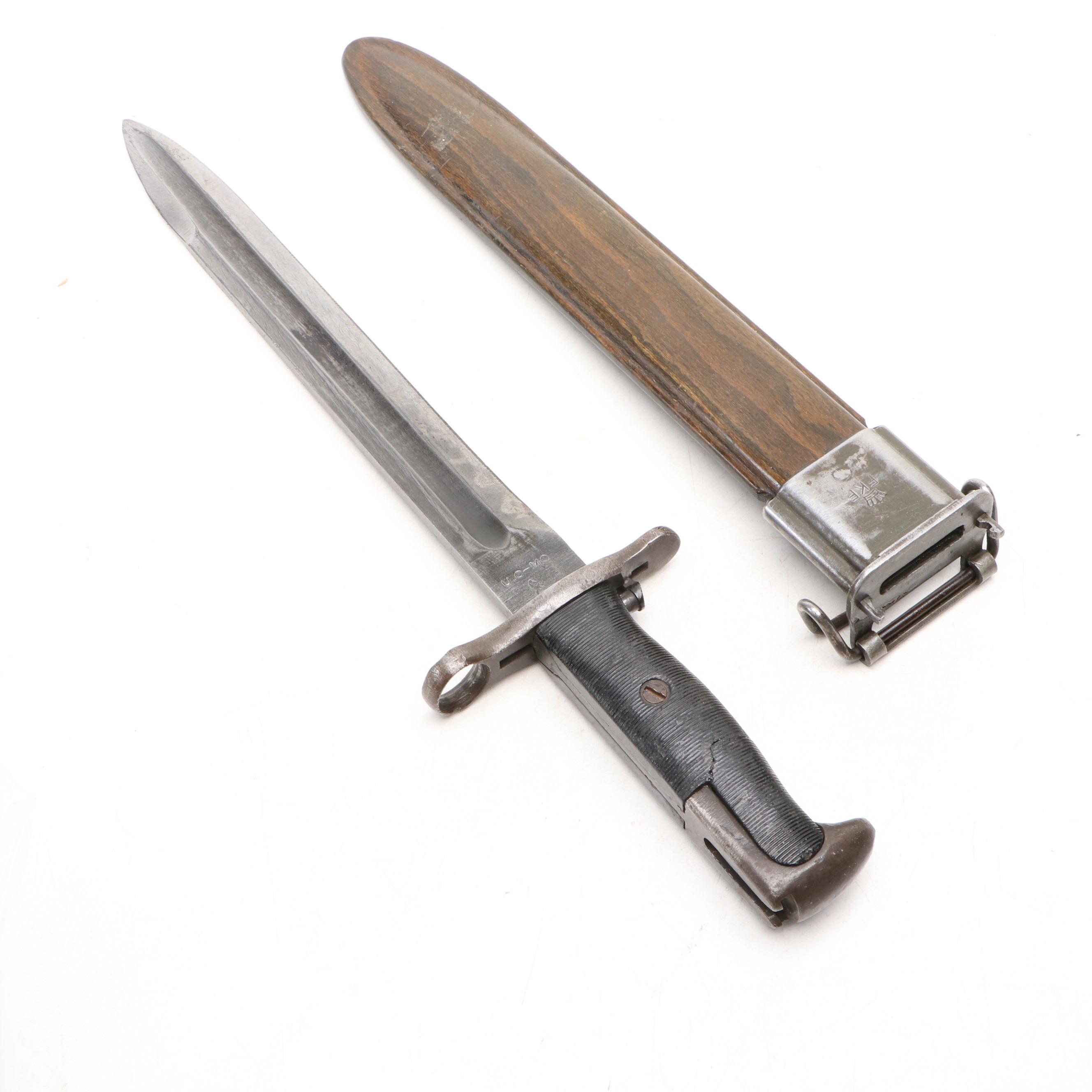 World War II Era M1 Garand, Romanian AKM Type I and Other Bayonets