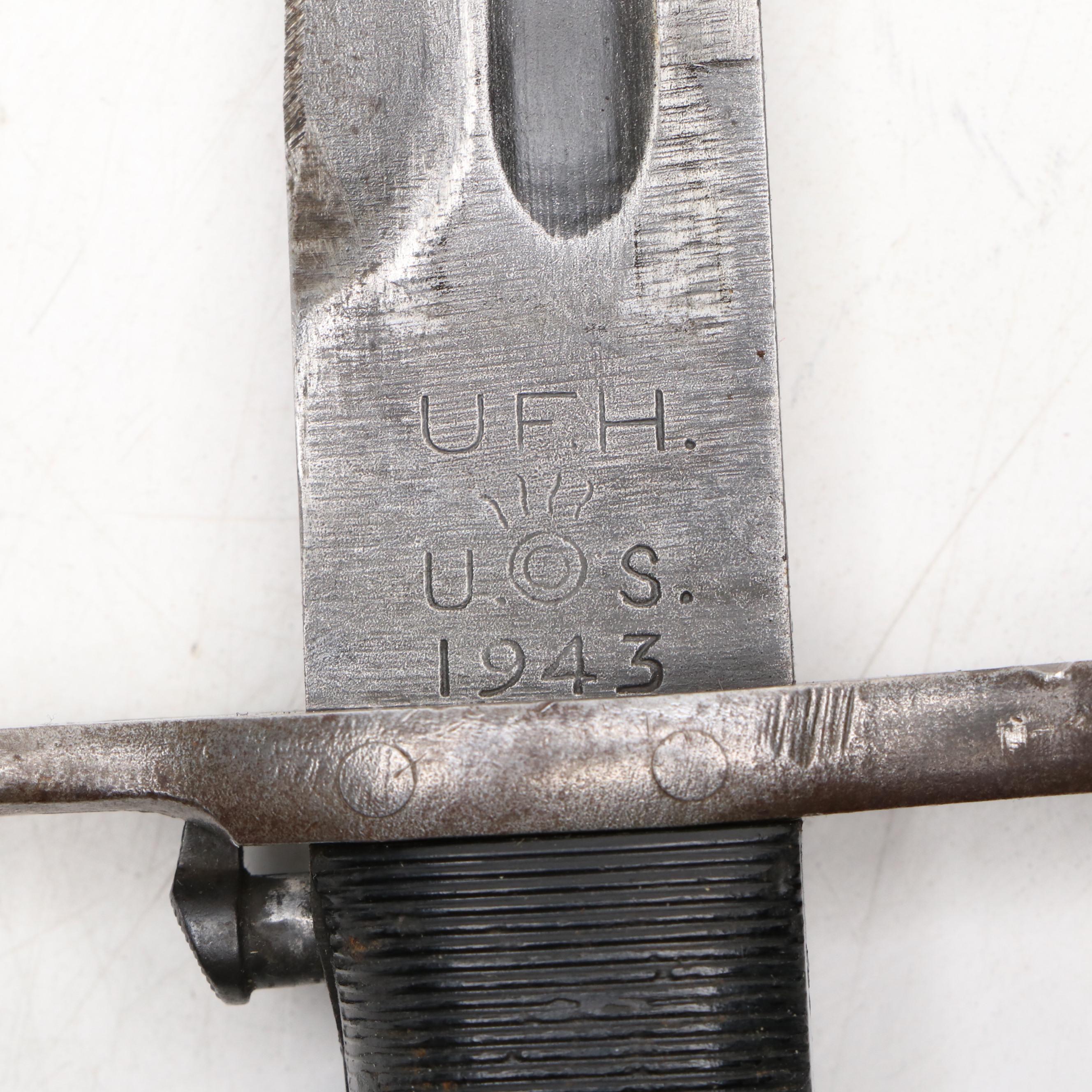 World War II Era M1 Garand, Romanian AKM Type I and Other Bayonets