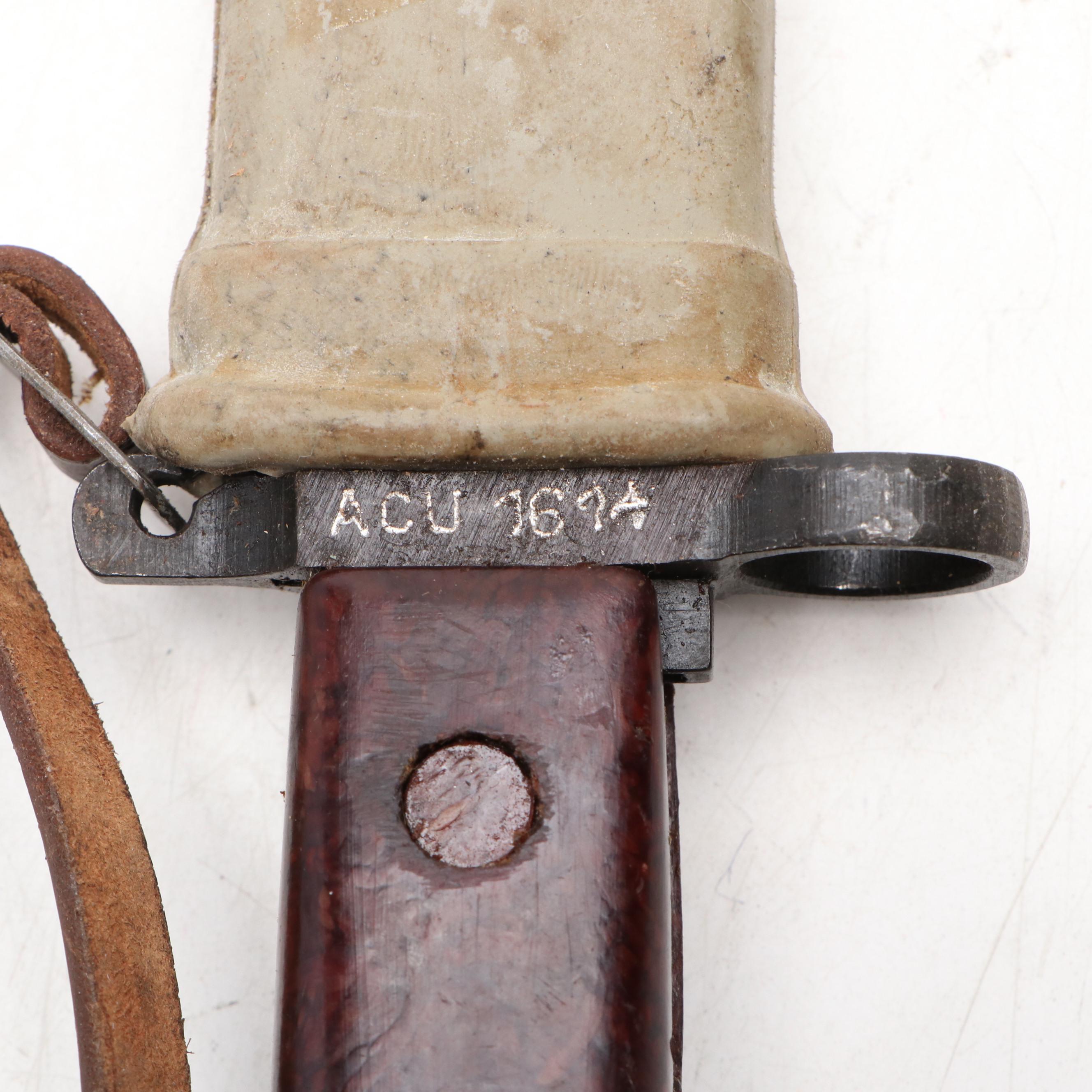 World War II Era M1 Garand, Romanian AKM Type I and Other Bayonets