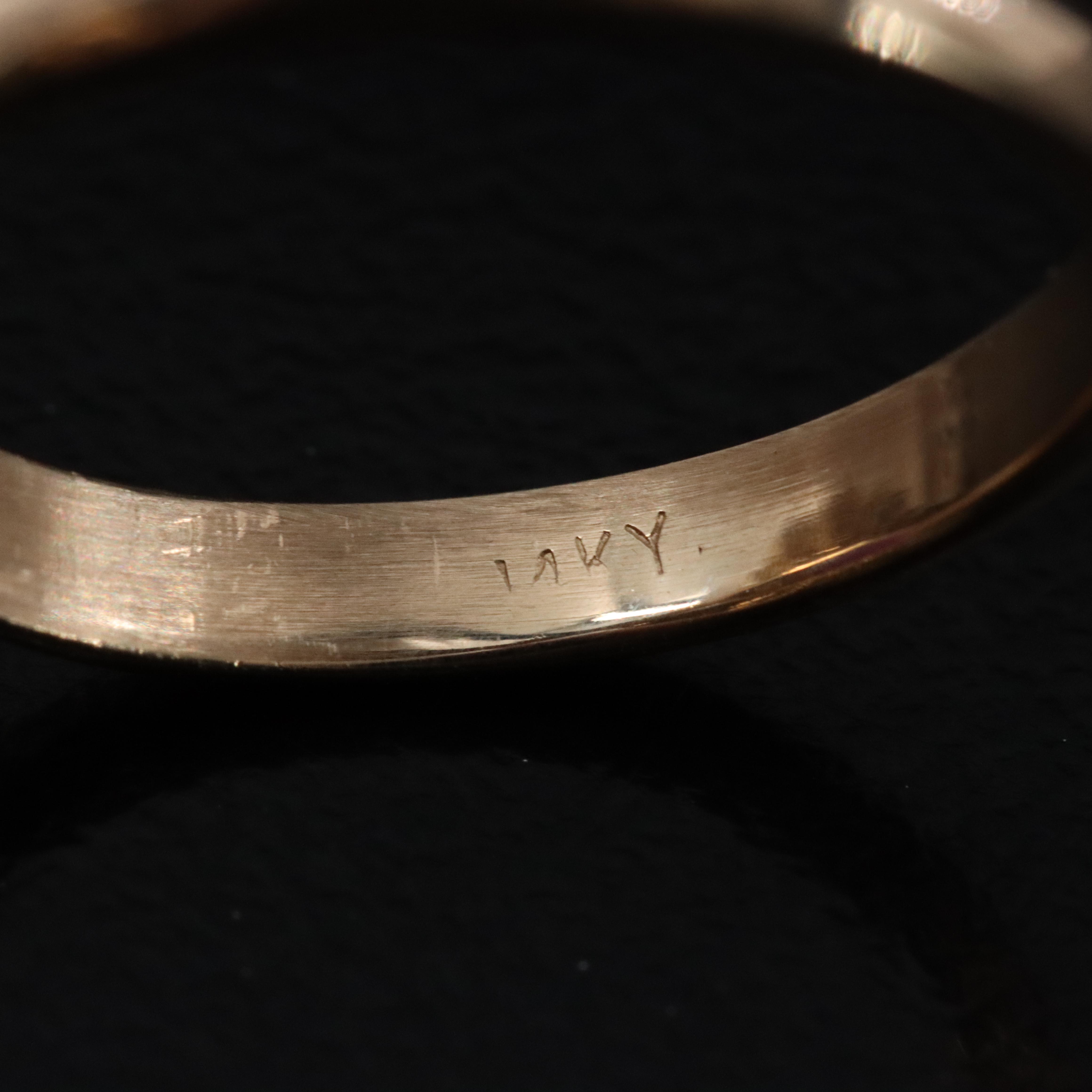 14K Amethyst and Diamond Halo Ring