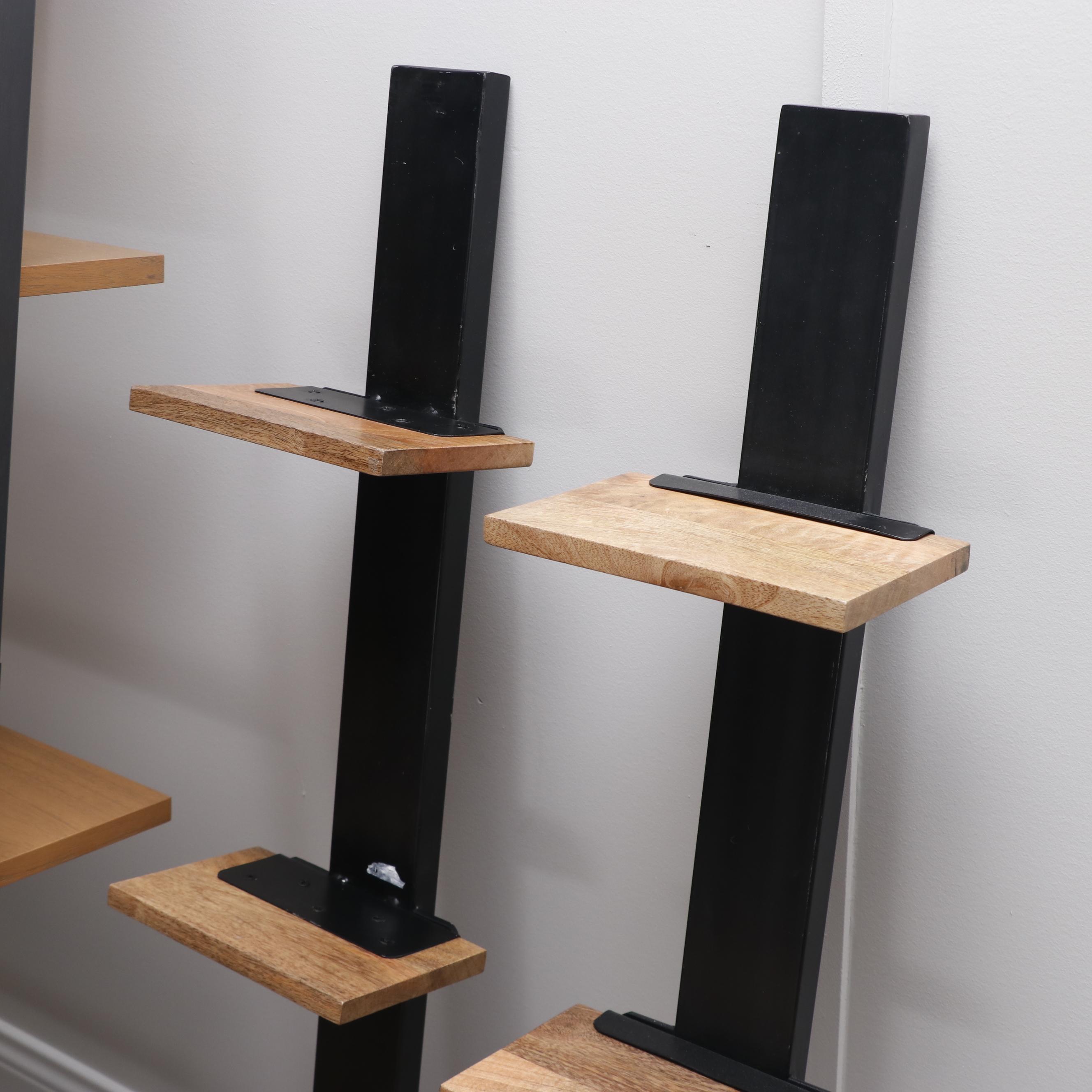 Restoration Hardware Teen Wall Shelves and Other Wood Leaning Bookcase