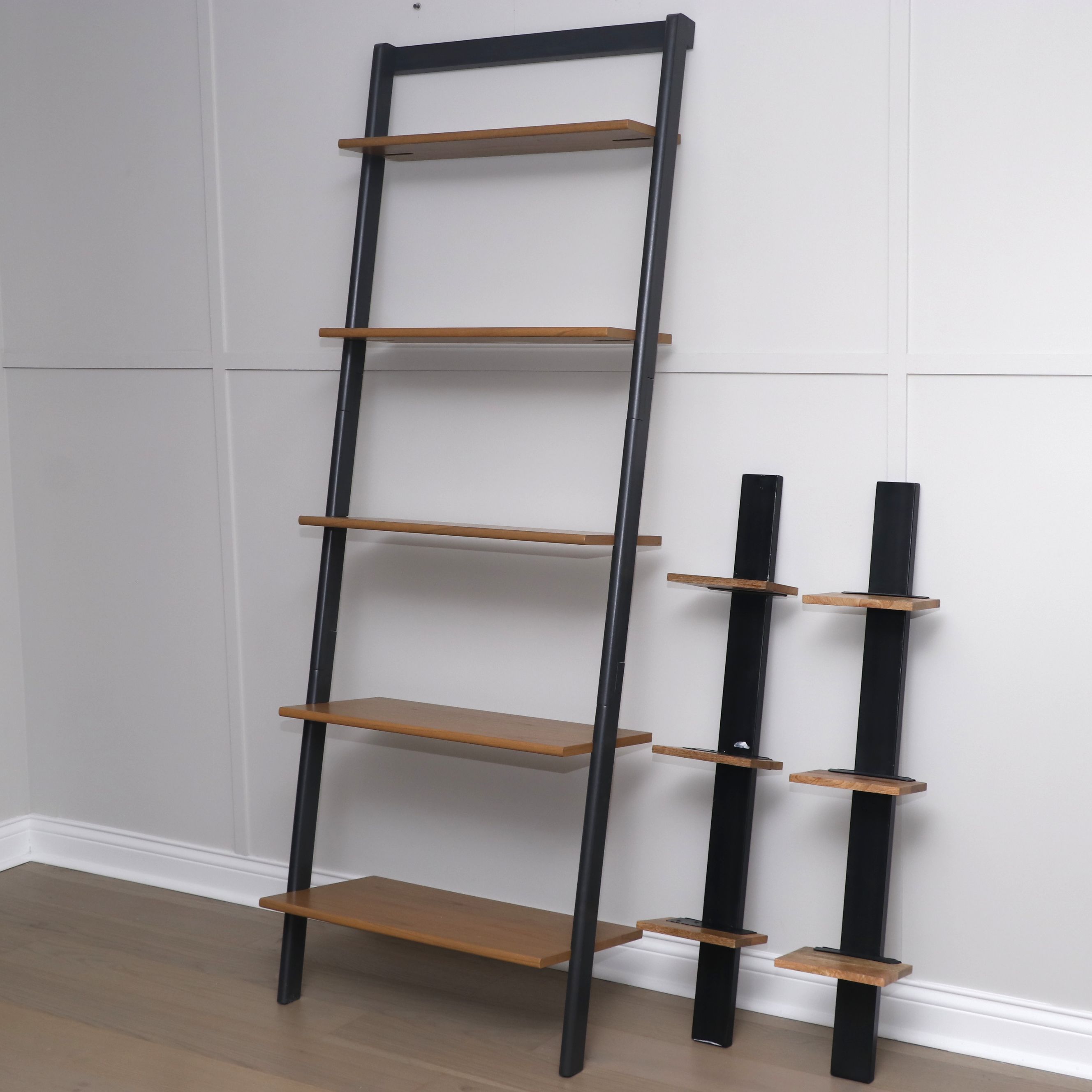 Restoration Hardware Teen Wall Shelves and Other Wood Leaning Bookcase