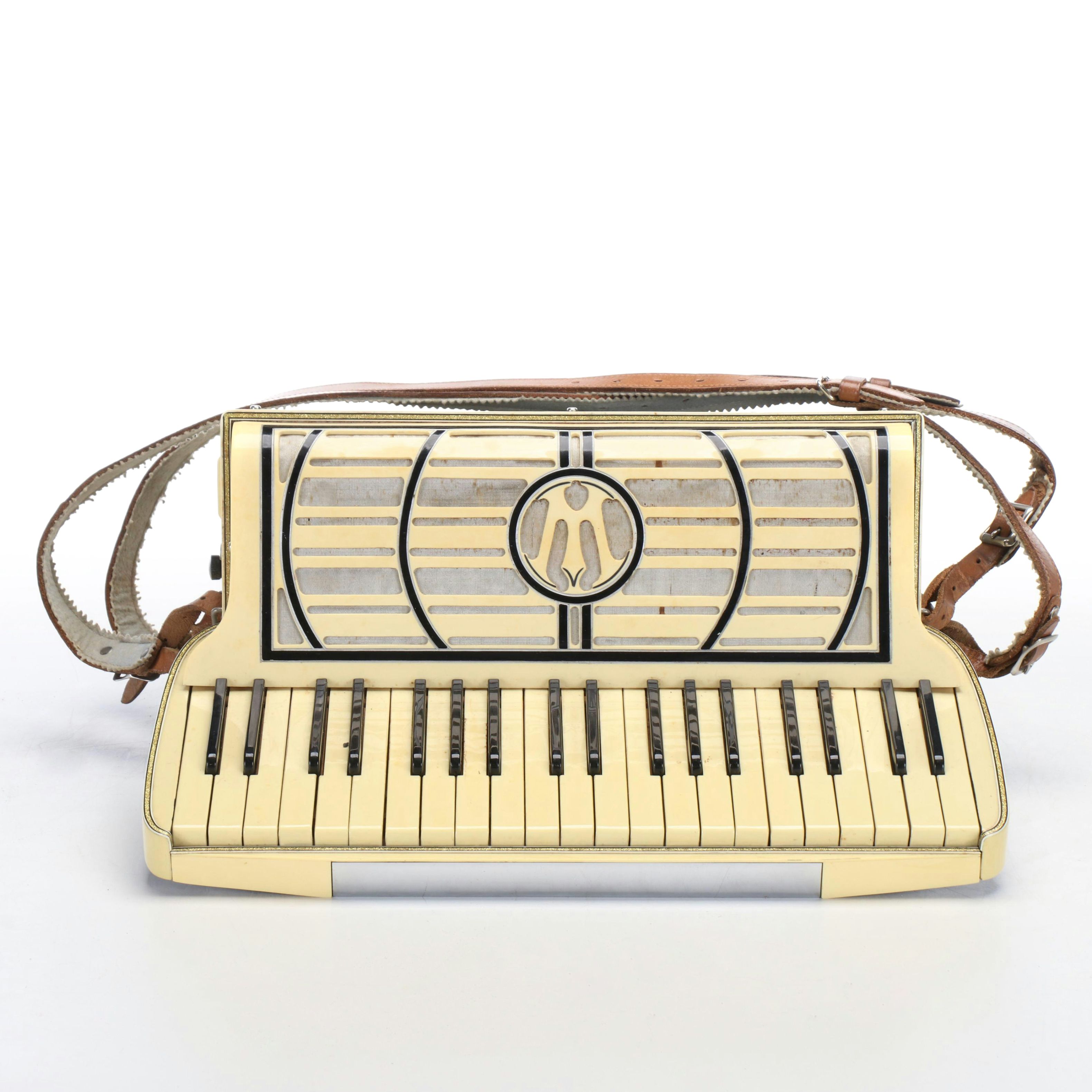 Wurlitzer Piano Accordion with Case