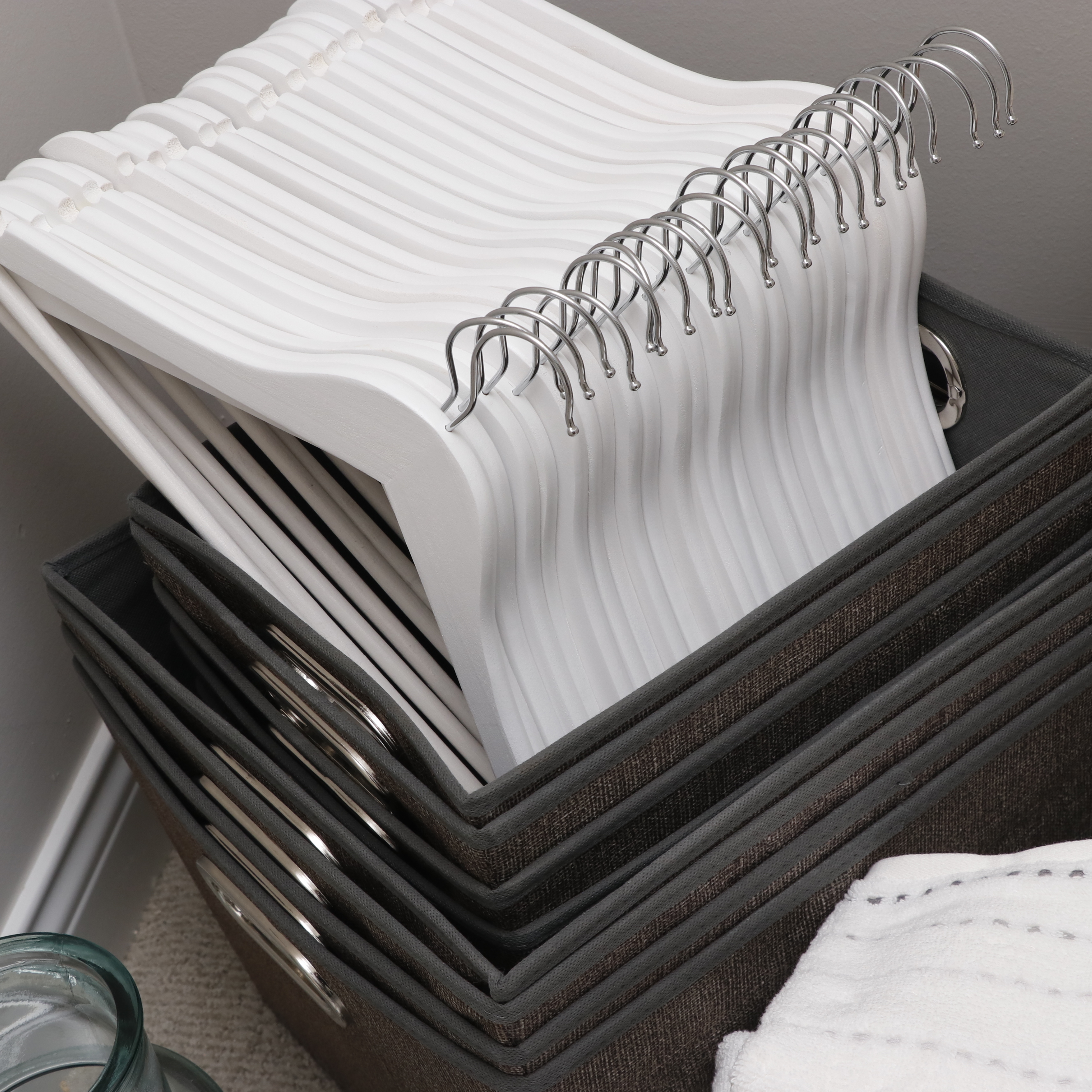 Closet Storage Baskets and Bathroom Décor, Including DKNY Towels