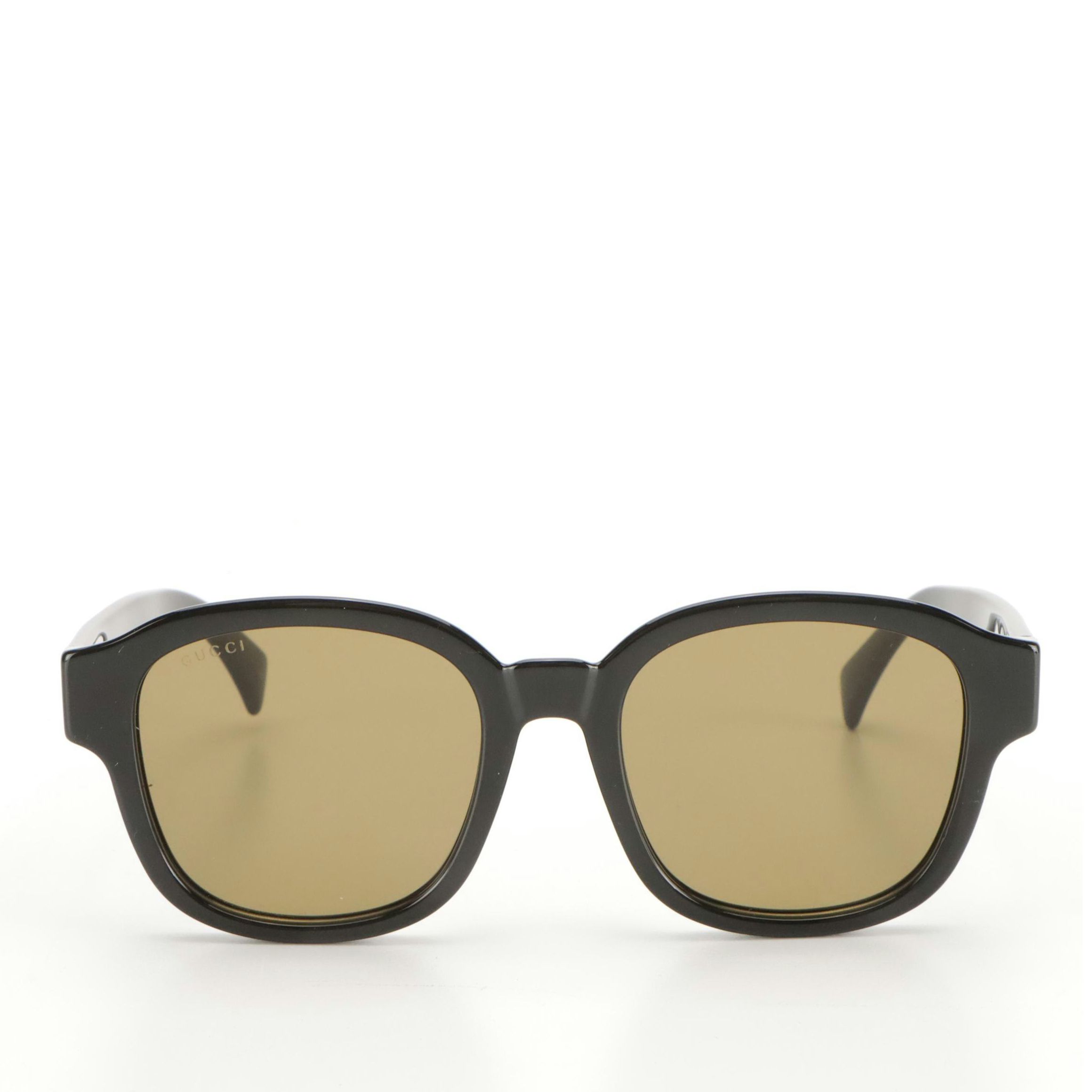 Gucci GG1140SK 003 Black Square Sunglasses in Case