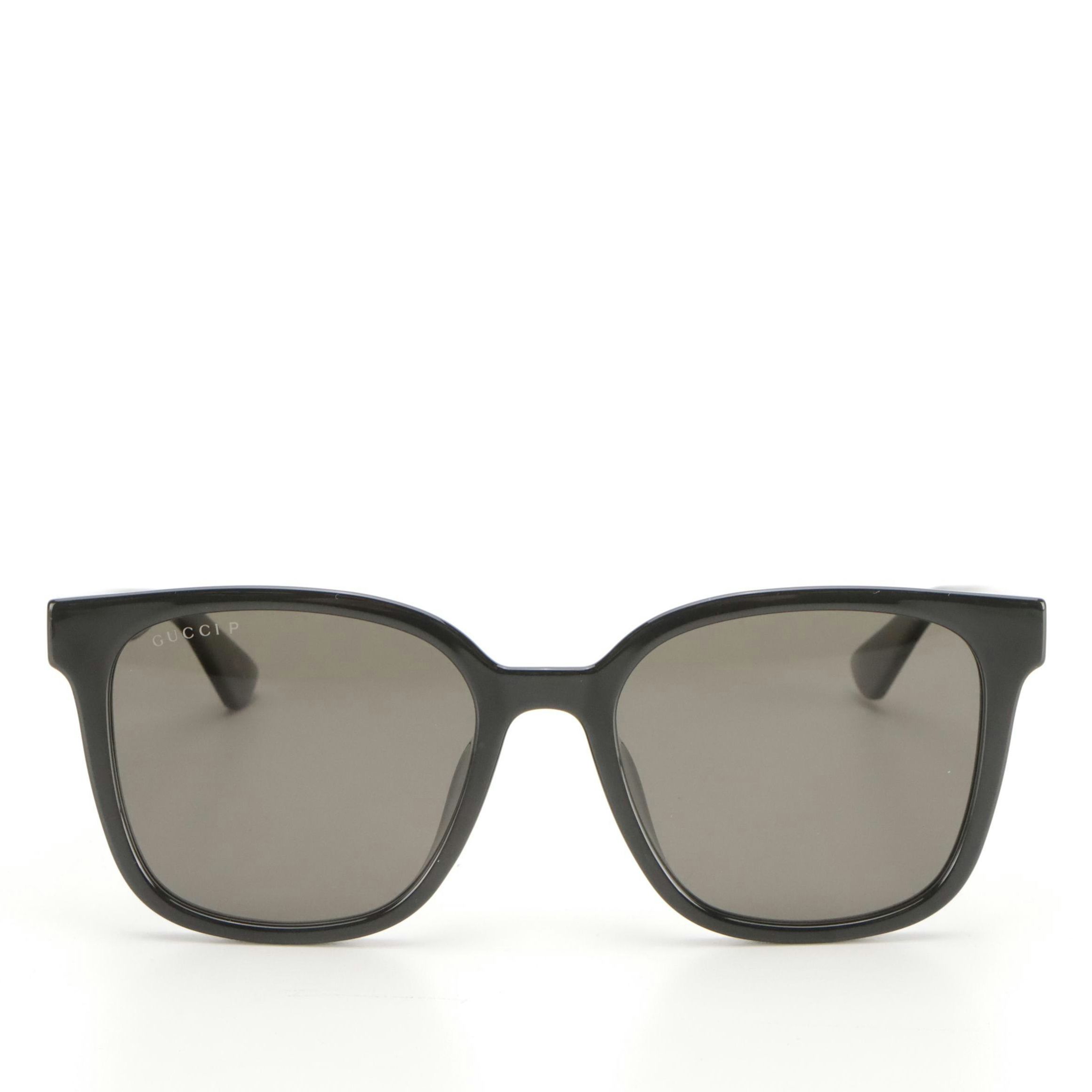 Gucci GG1346SK 002 Black Square Sunglasses in Case