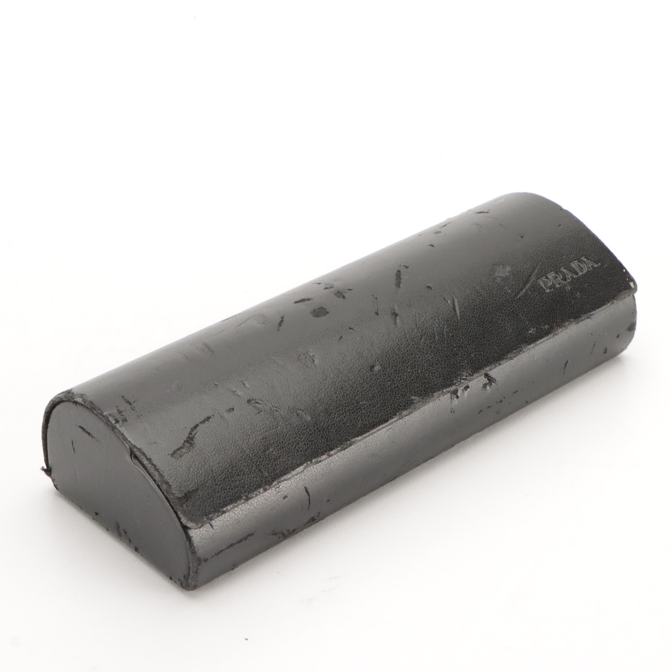 Prada SPR50D 1BC-7O1 Vintage Blue Gradient Sunglasses in Case