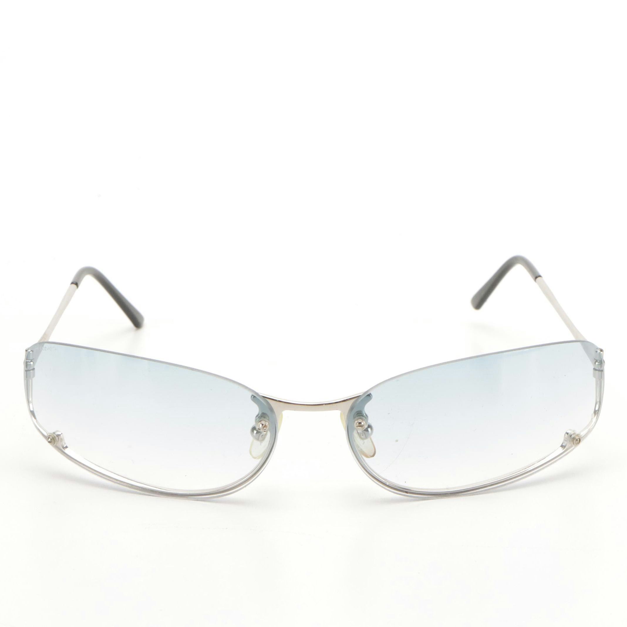 Prada SPR50D 1BC-7O1 Vintage Blue Gradient Sunglasses in Case