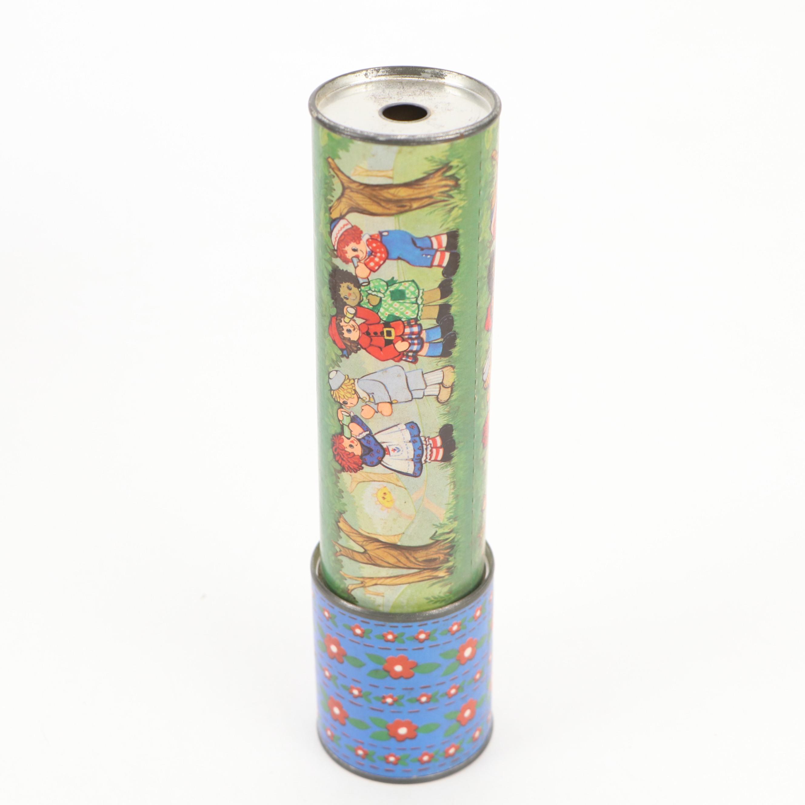 Stuffed Monkey Pull Toy with Kaleidoscope, Articulated Mr. Peanut Toy and More