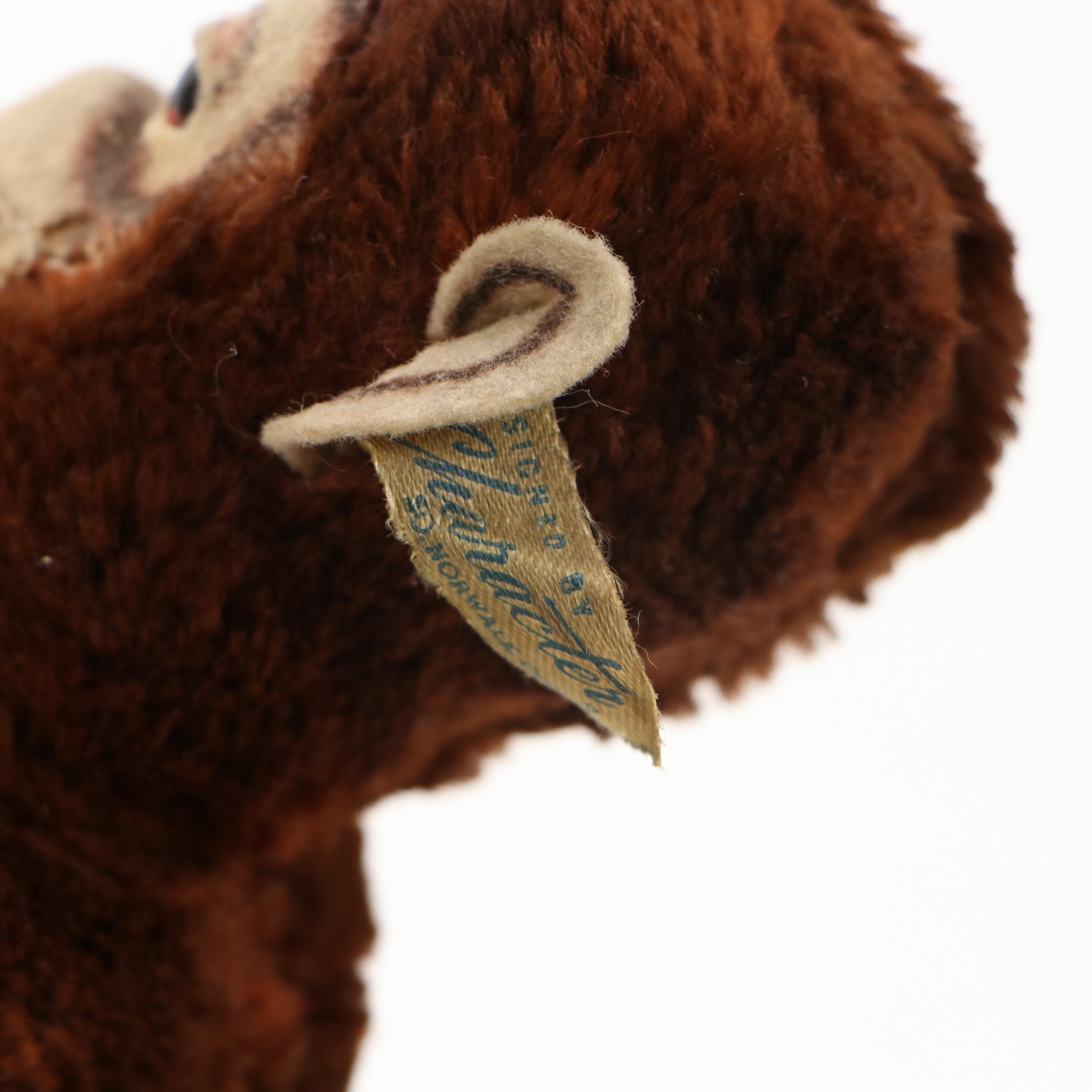 Stuffed Monkey Pull Toy with Kaleidoscope, Articulated Mr. Peanut Toy and More