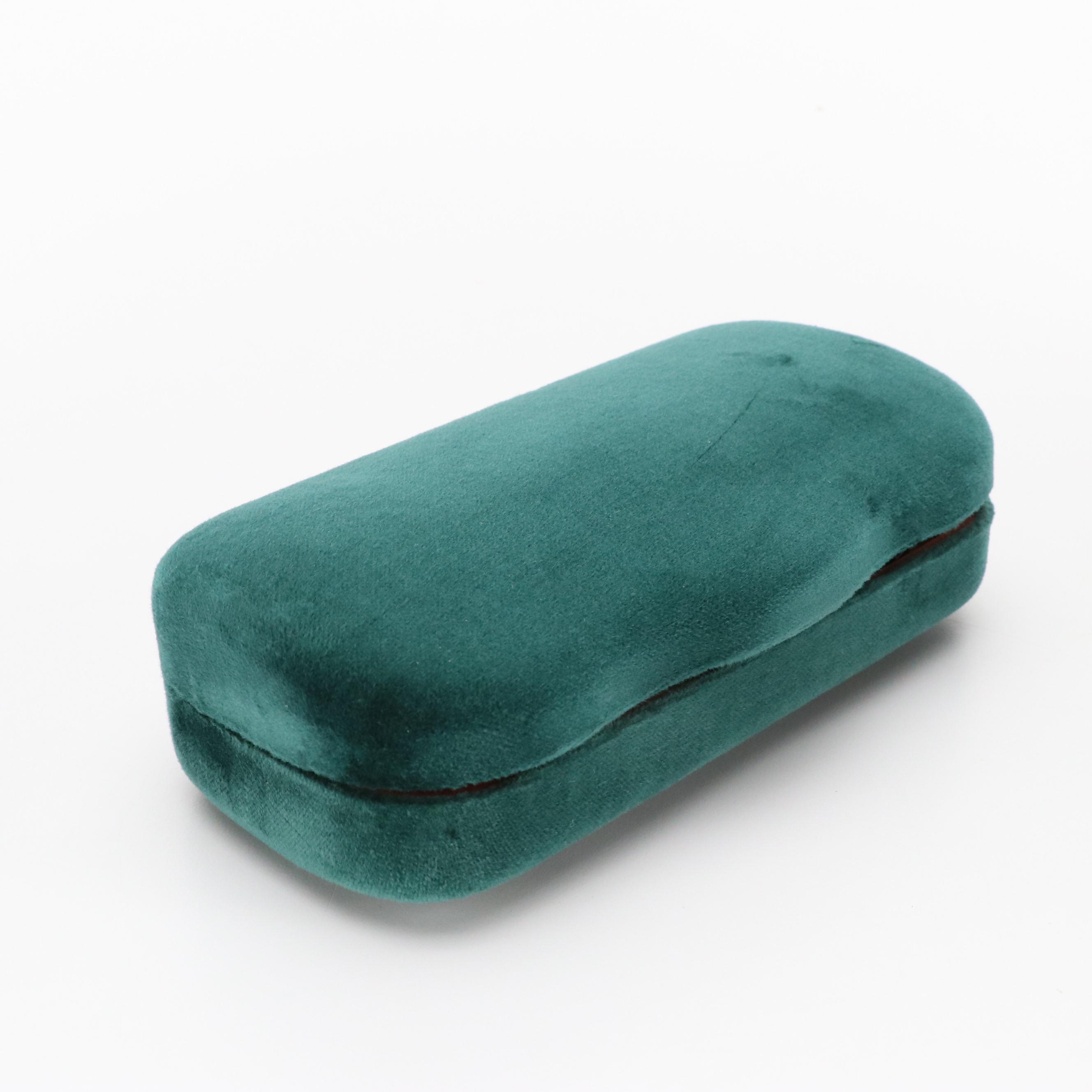 Gucci GG0563SKN 001 Black/Crystal/Grey Square Sunglasses in Case