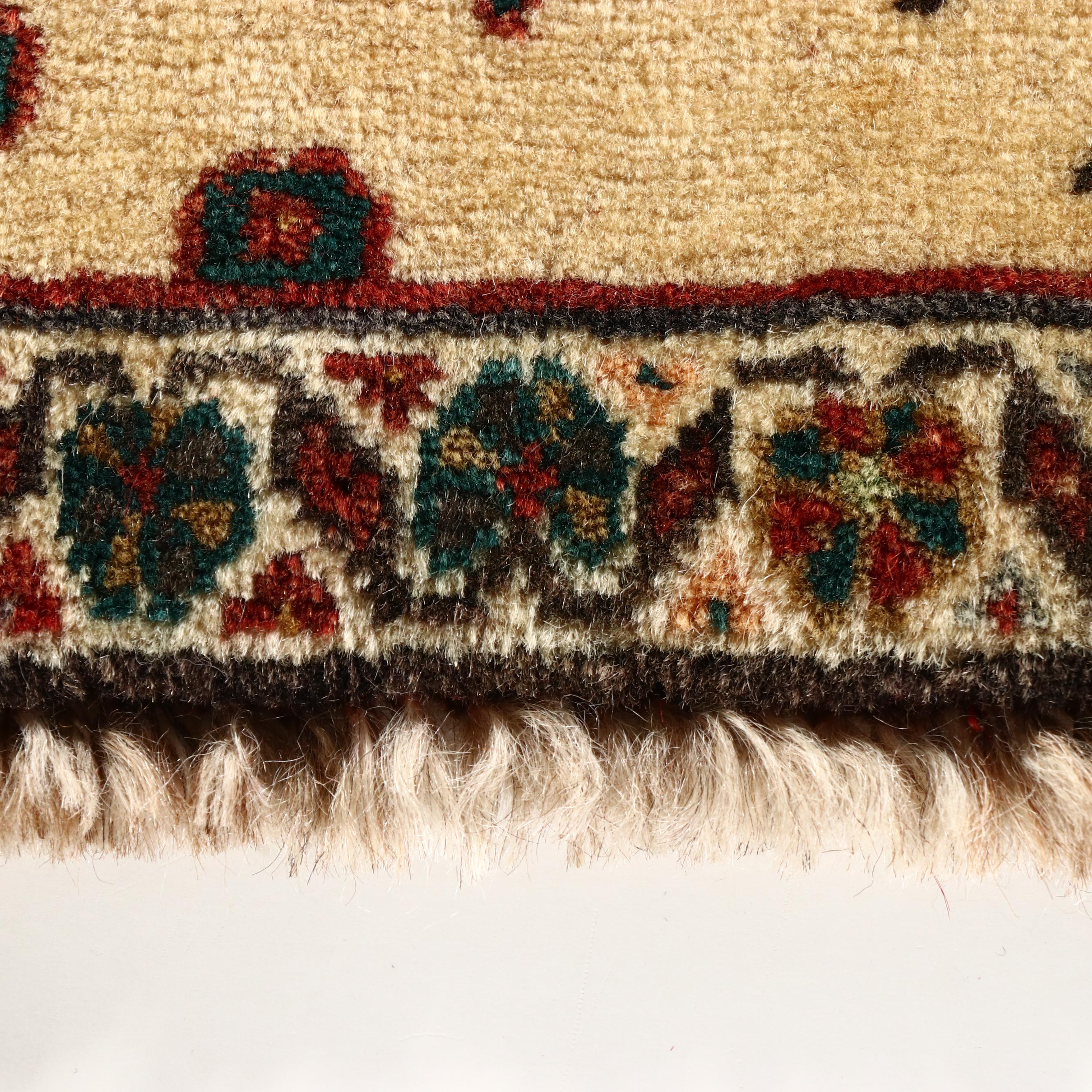 1'10 x 2' Hand-Knotted Northwest Persian Pictorial Floor Mat