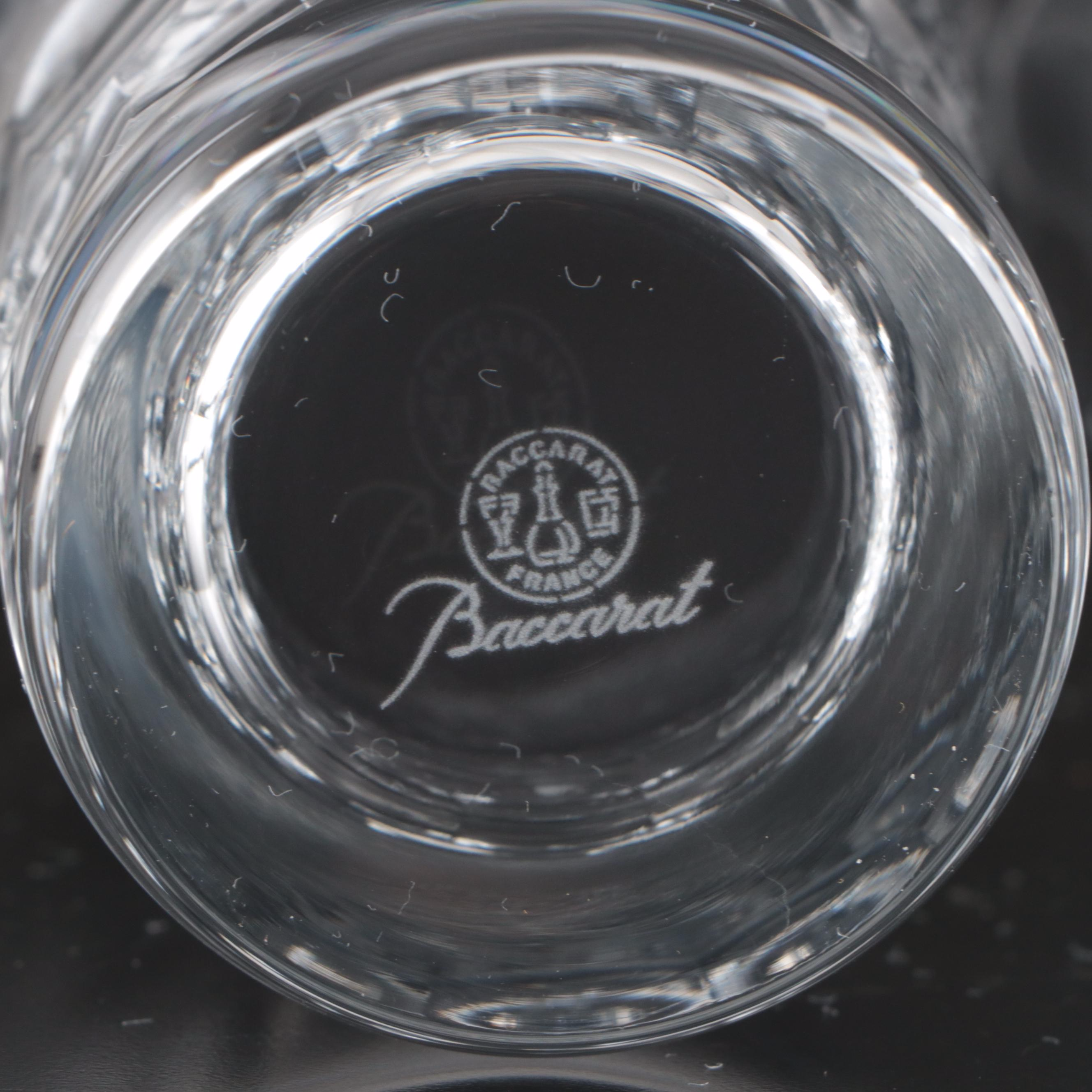 Baccarat "Etna" Crystal Highball Glasses with Original Box