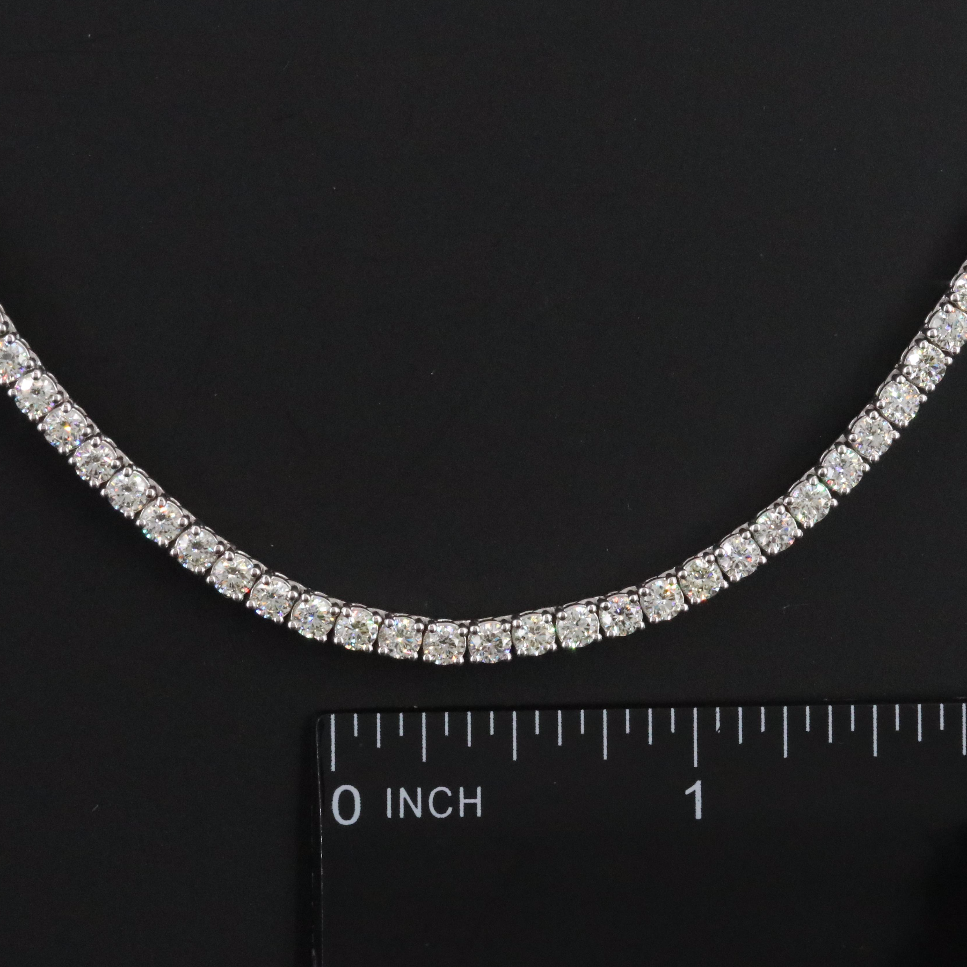 ICEBOX 14K 14.79 CTW Diamond Line Necklace