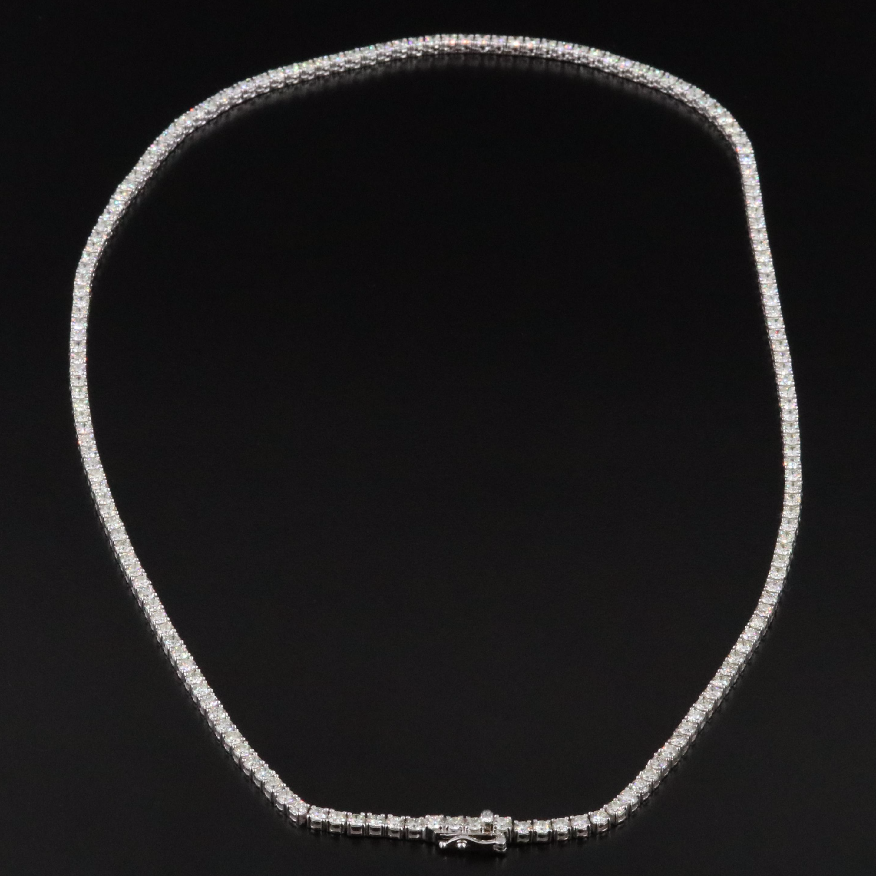 ICEBOX 14K 14.79 CTW Diamond Line Necklace