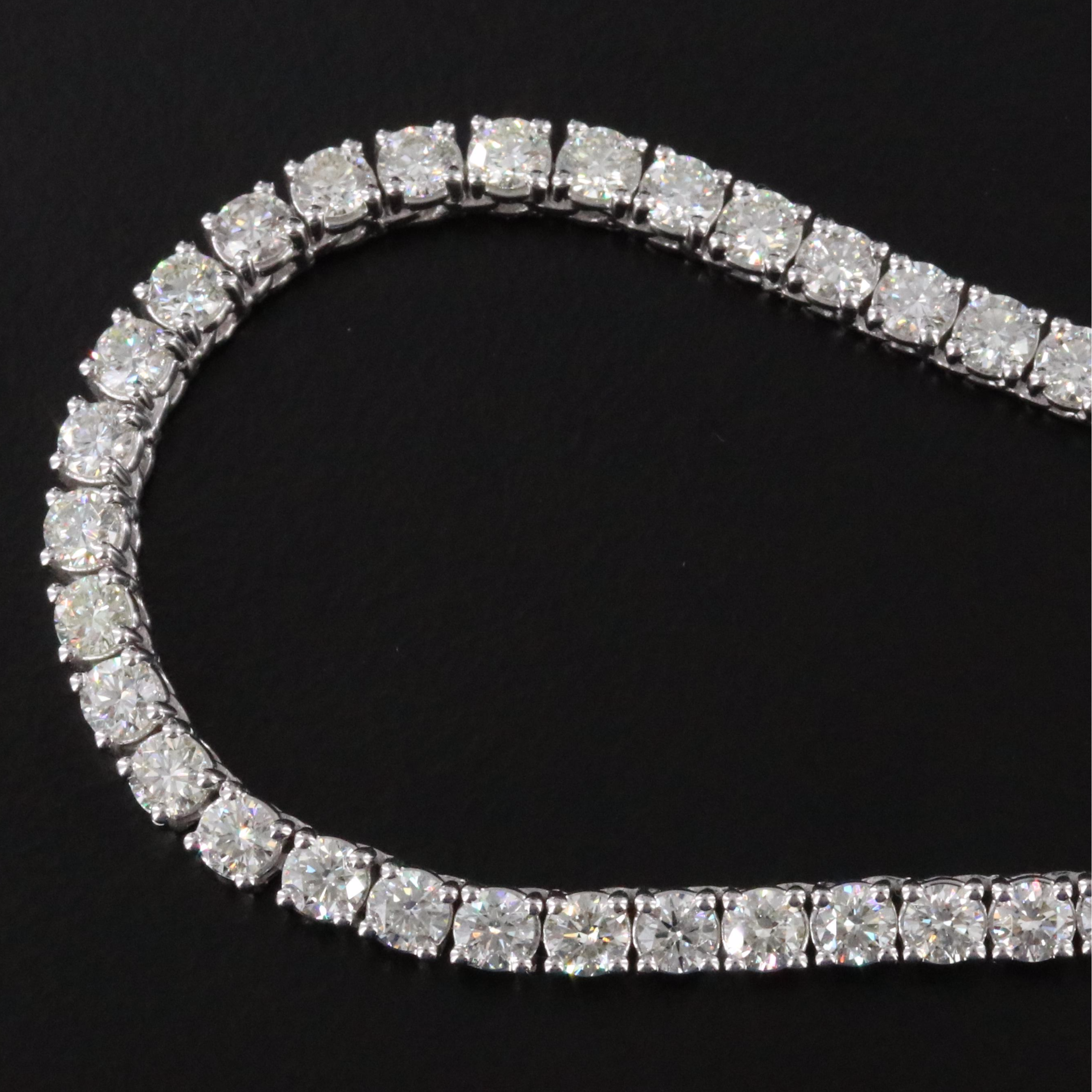 ICEBOX 14K 14.79 CTW Diamond Line Necklace