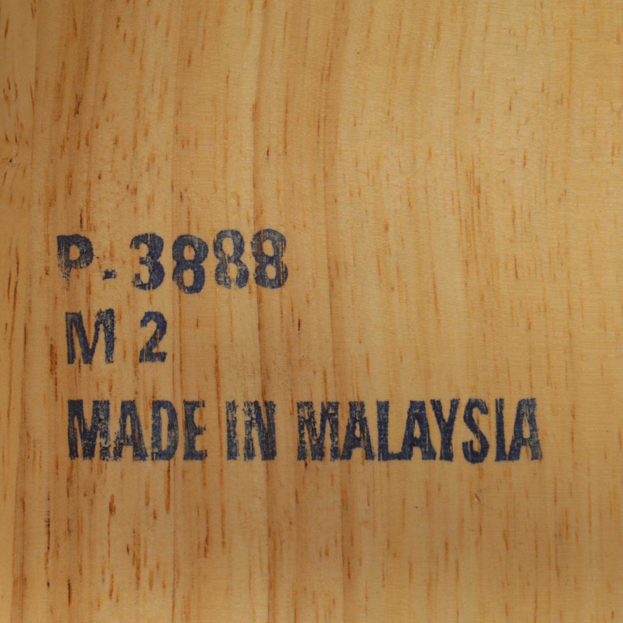 Wood Drop-Leaf Dining Table with Four Ladder Back Chairs, 21st Century