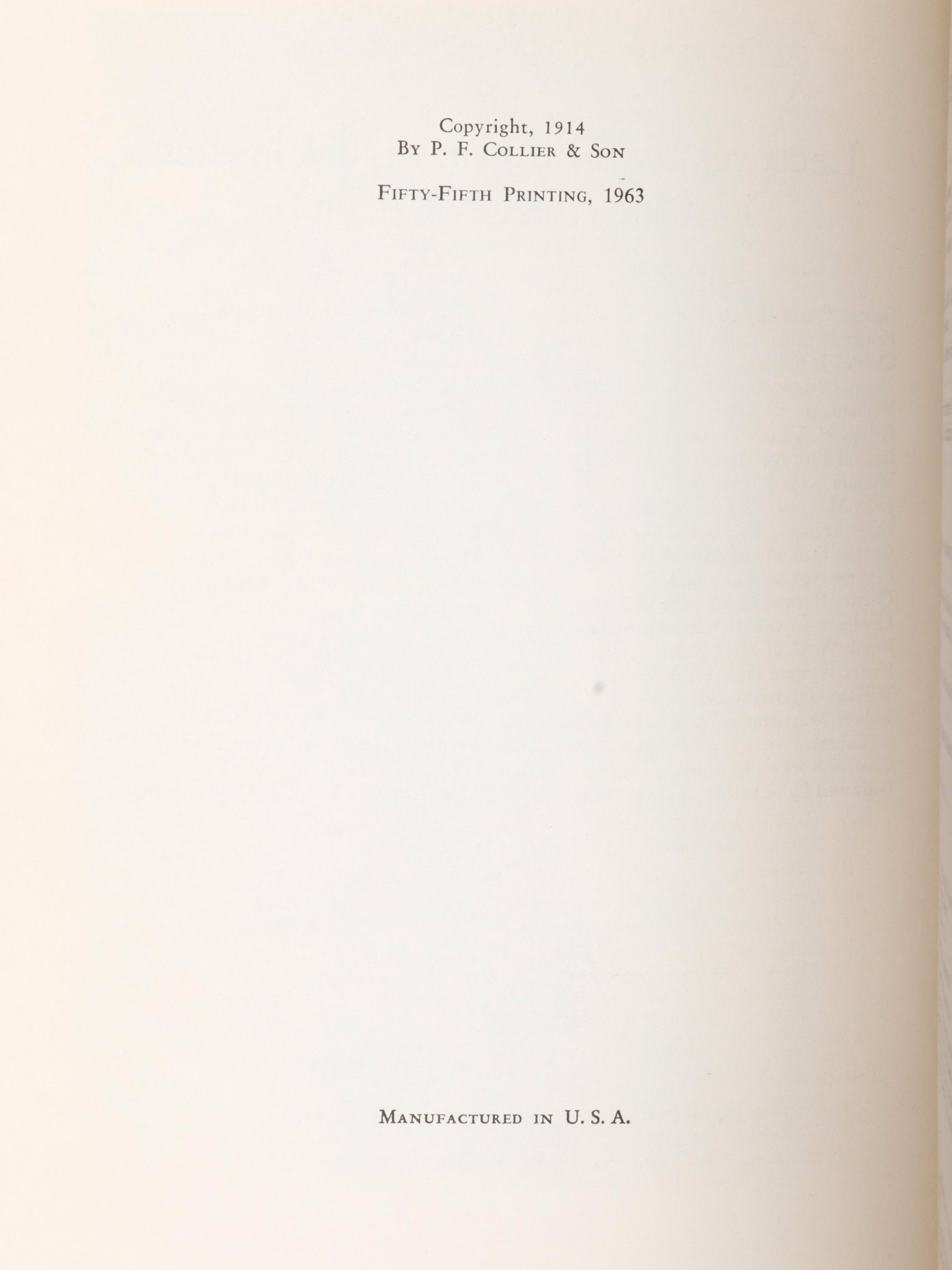 Edition Deluxe "The Harvard Classics" Complete Set Edited by Charles W. Eliot