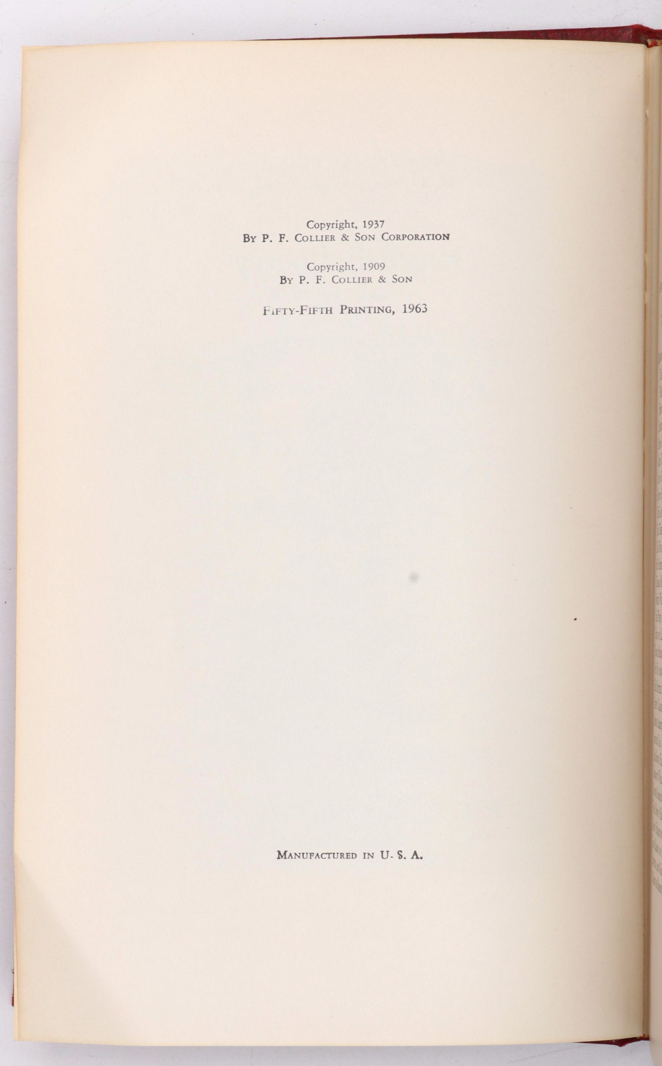 Edition Deluxe "The Harvard Classics" Complete Set Edited by Charles W. Eliot