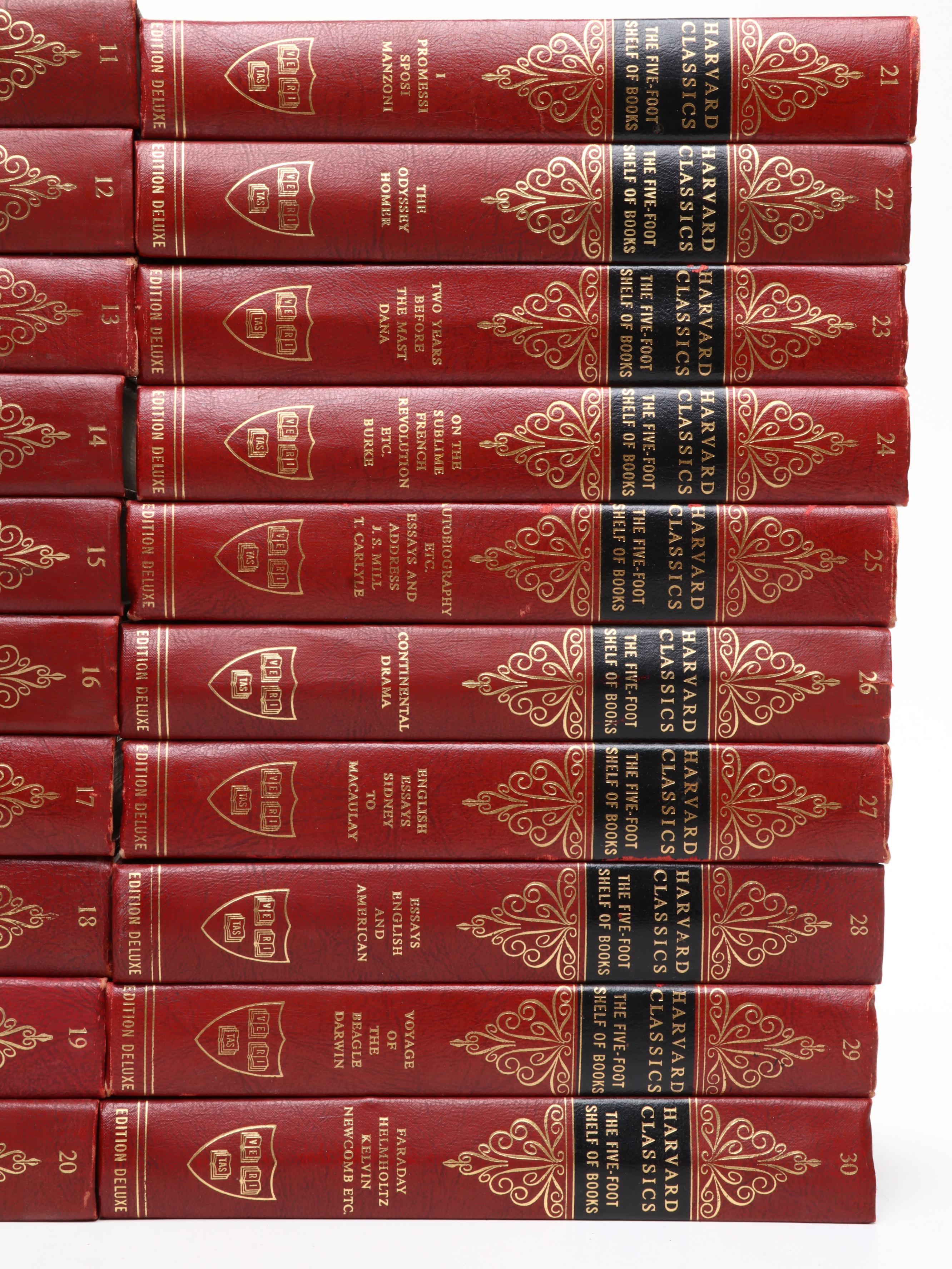 Edition Deluxe "The Harvard Classics" Complete Set Edited by Charles W. Eliot