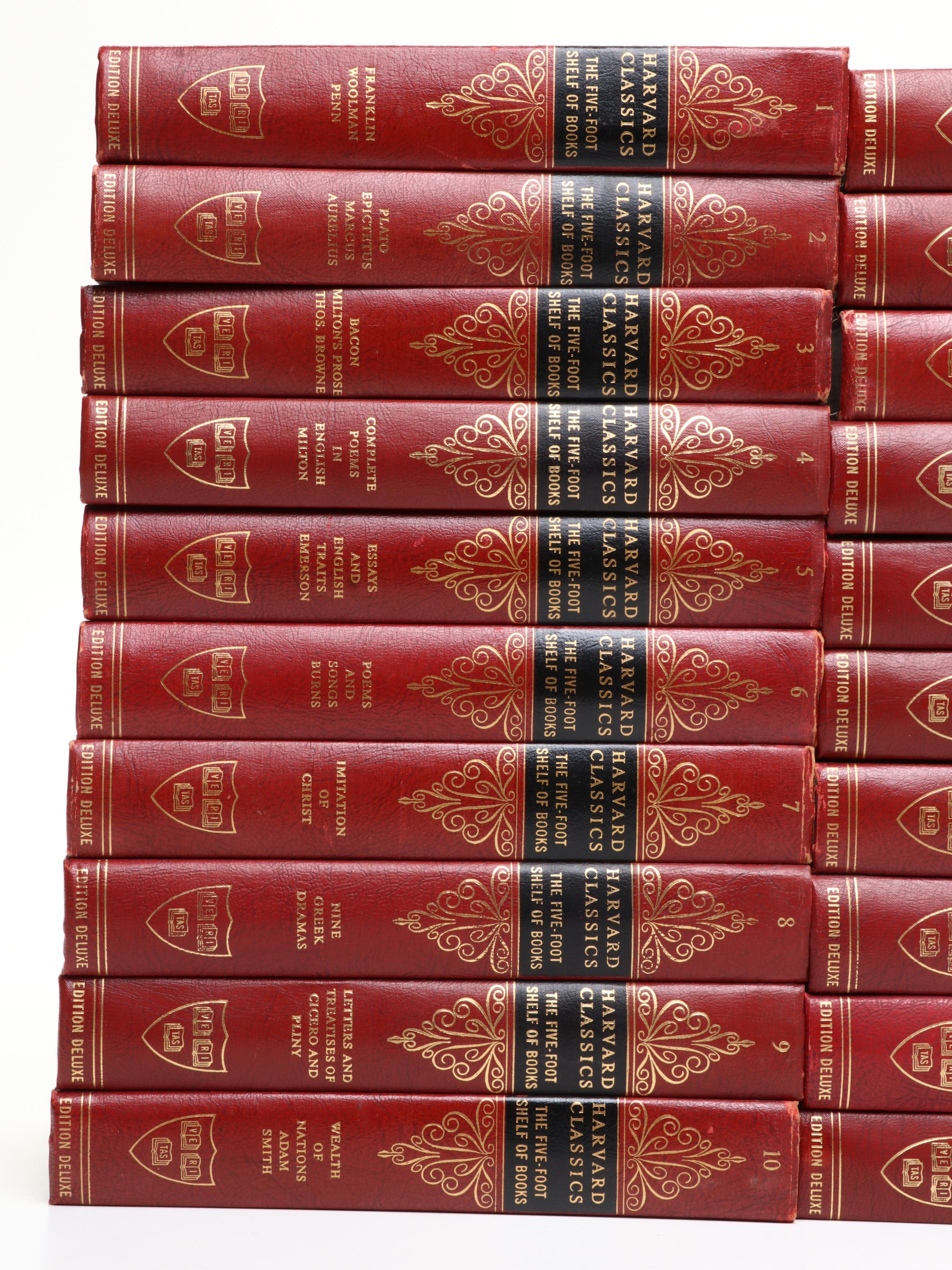 Edition Deluxe "The Harvard Classics" Complete Set Edited by Charles W. Eliot