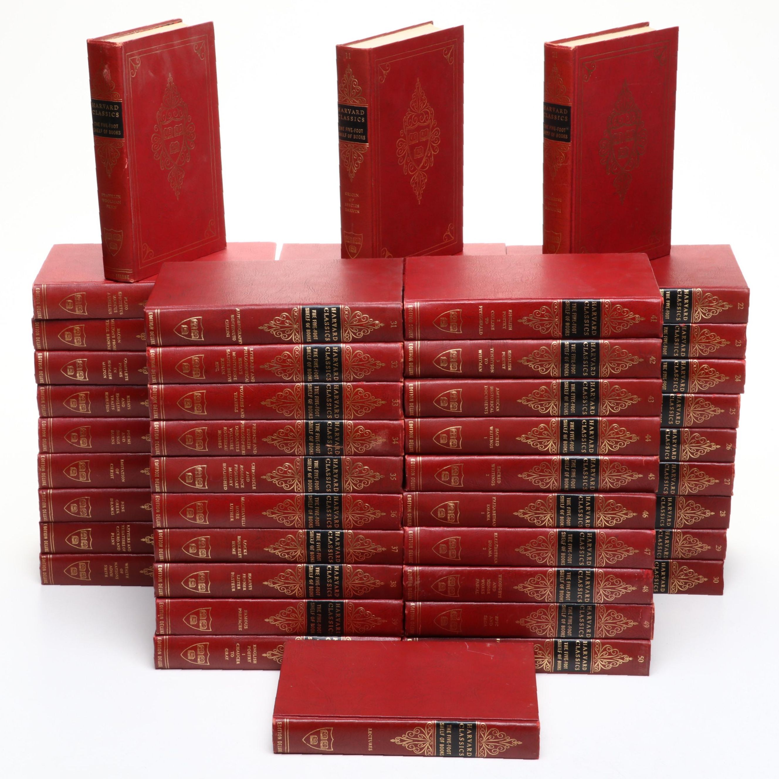 Edition Deluxe "The Harvard Classics" Complete Set Edited by Charles W. Eliot