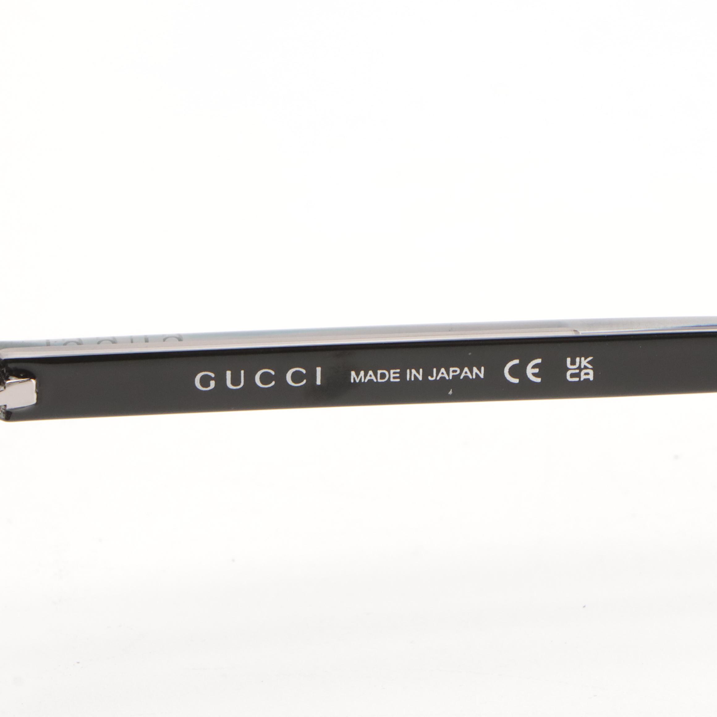 Gucci GG0528S 007 Polarized Pilot Sunglasses with Case