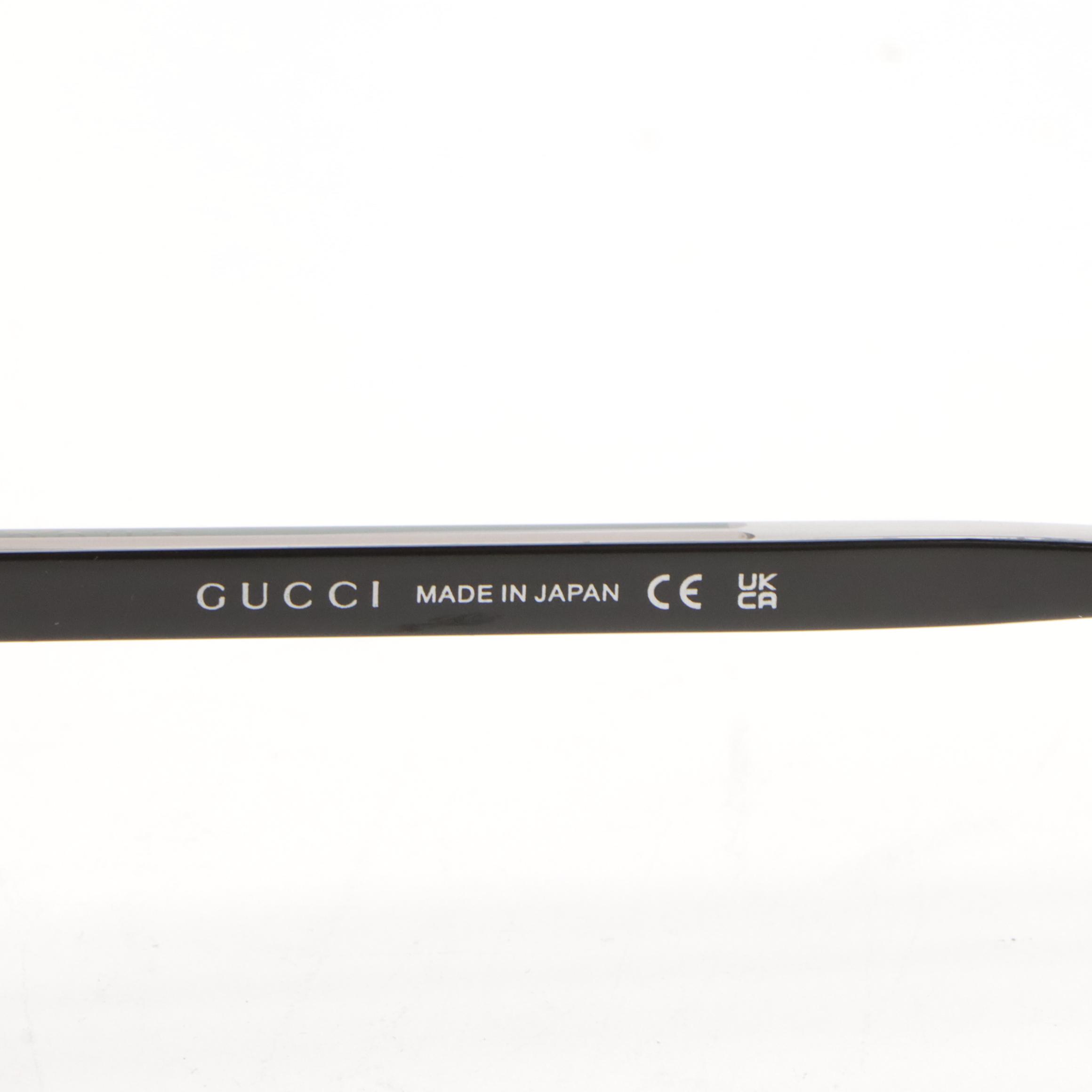Gucci GG0528S 007 Polarized Pilot Sunglasses with Case