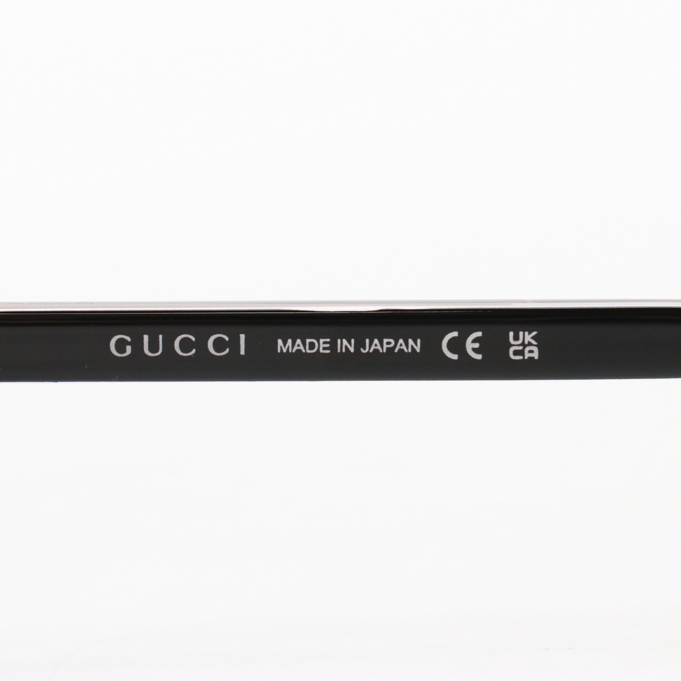 Gucci GG0528S 007 Polarized Pilot Sunglasses with Case