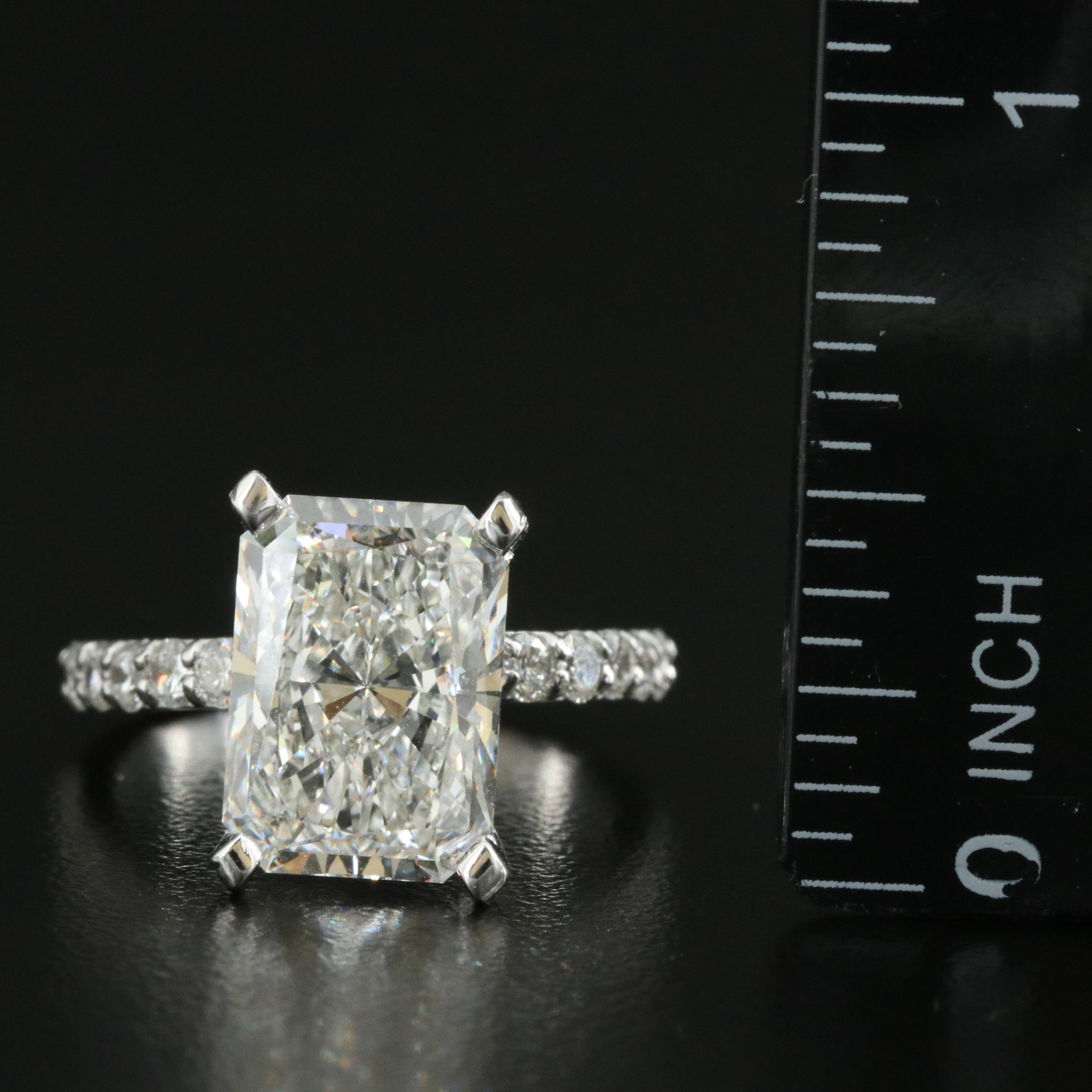 14K 5.71 CTW Lab Grown Diamond Ring with IGI Report