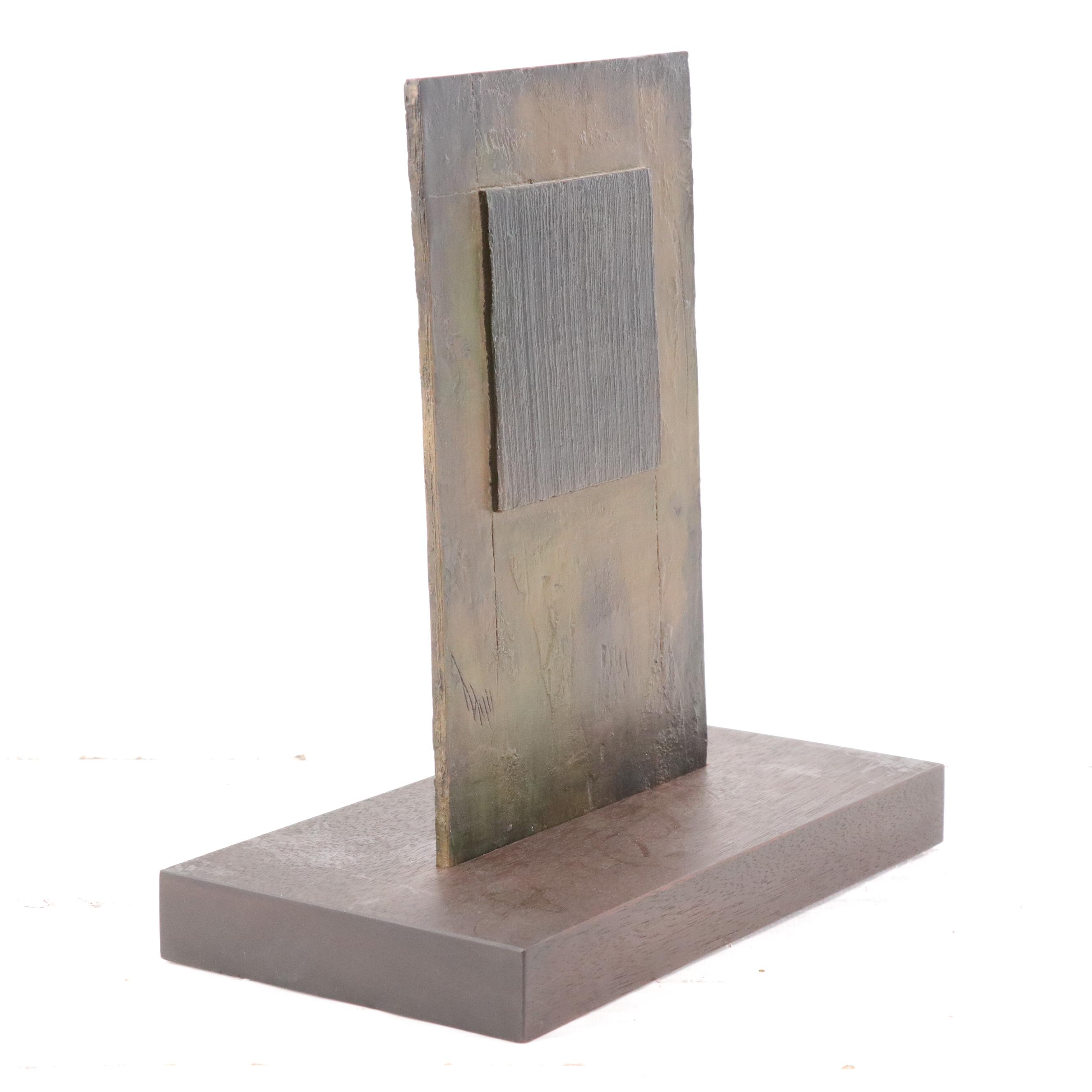 Modernist Geometric Metal Sculpture