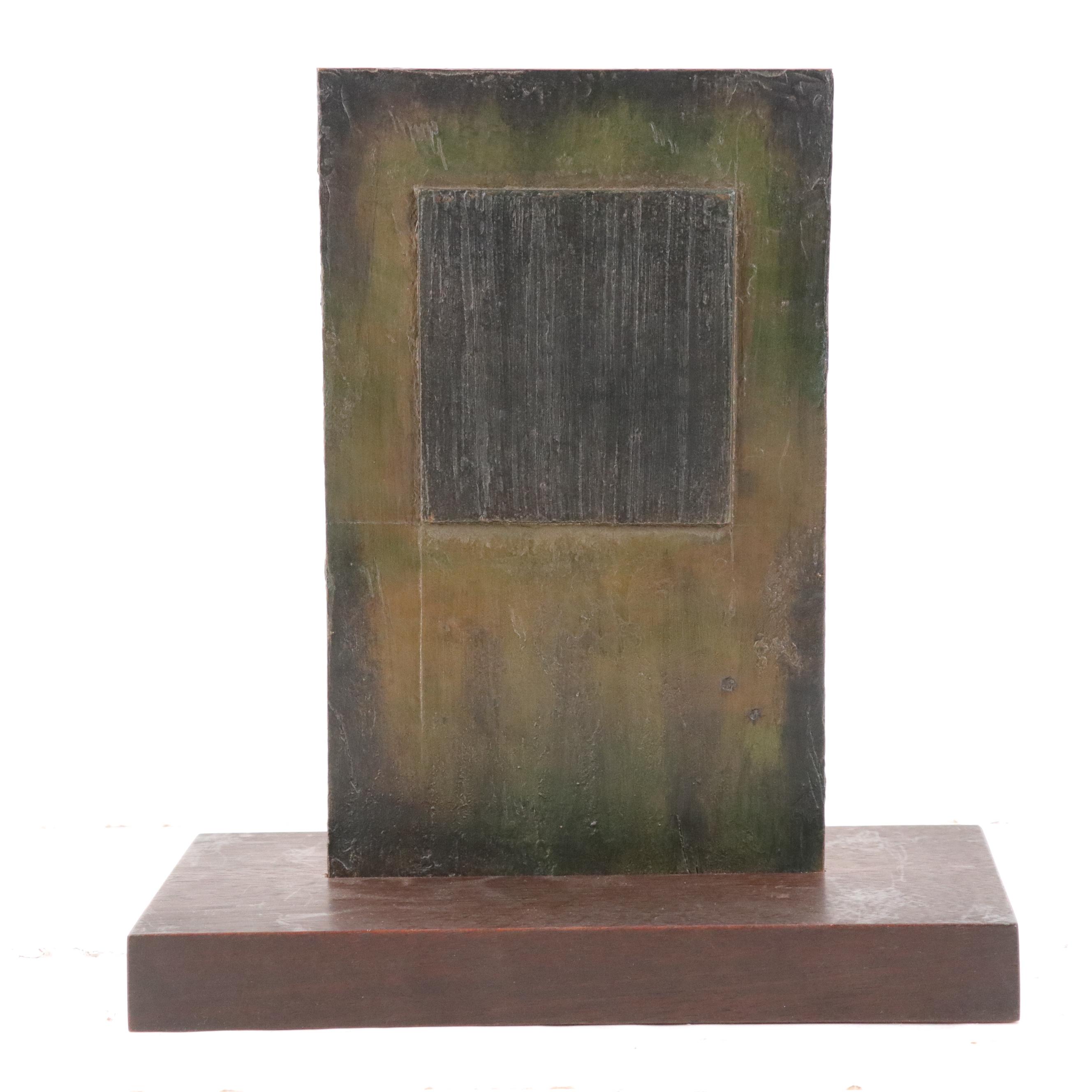 Modernist Geometric Metal Sculpture