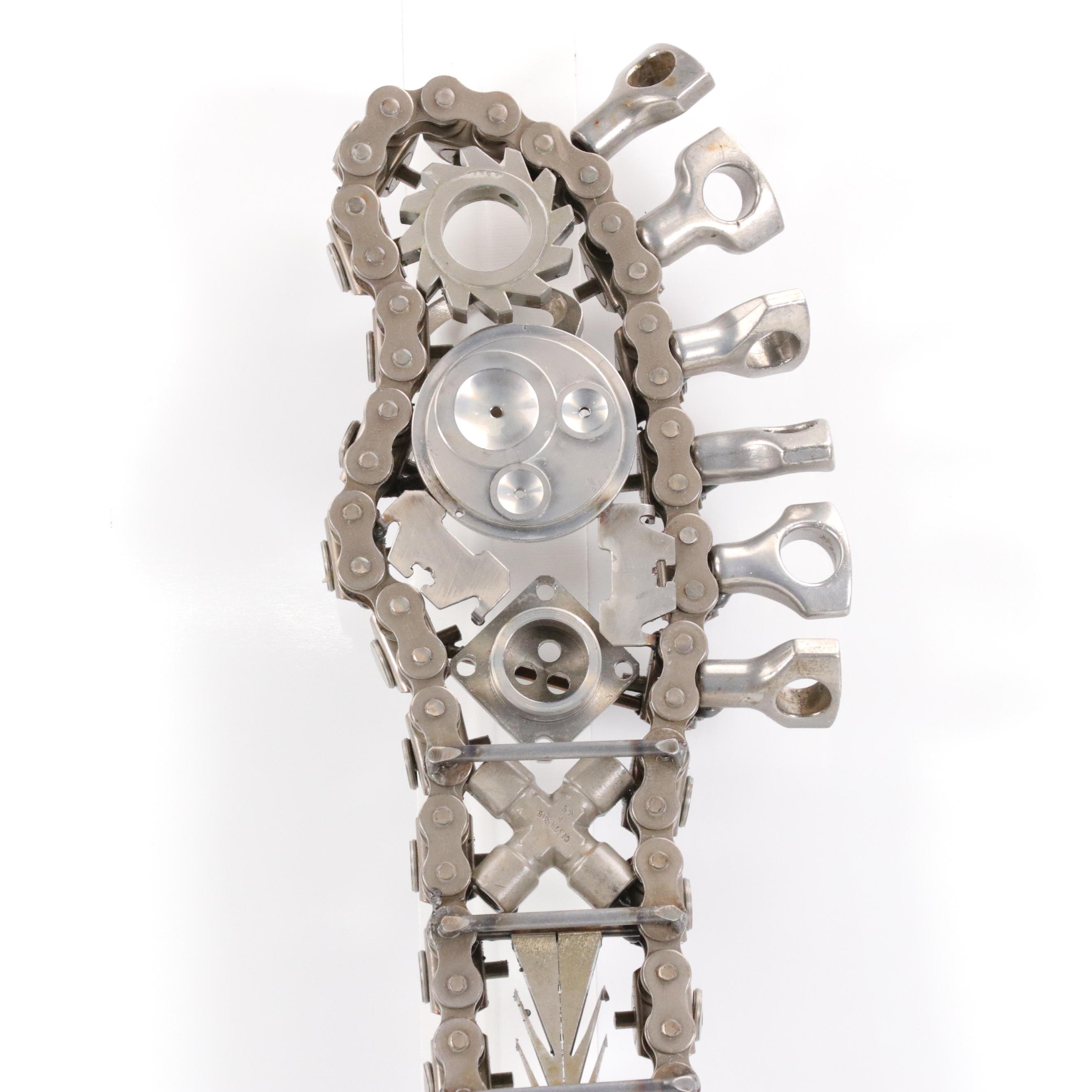 Thomas Hieronymus Towhey & Denny Wallace Metal Guitar Sculpture "Heavy Metal"