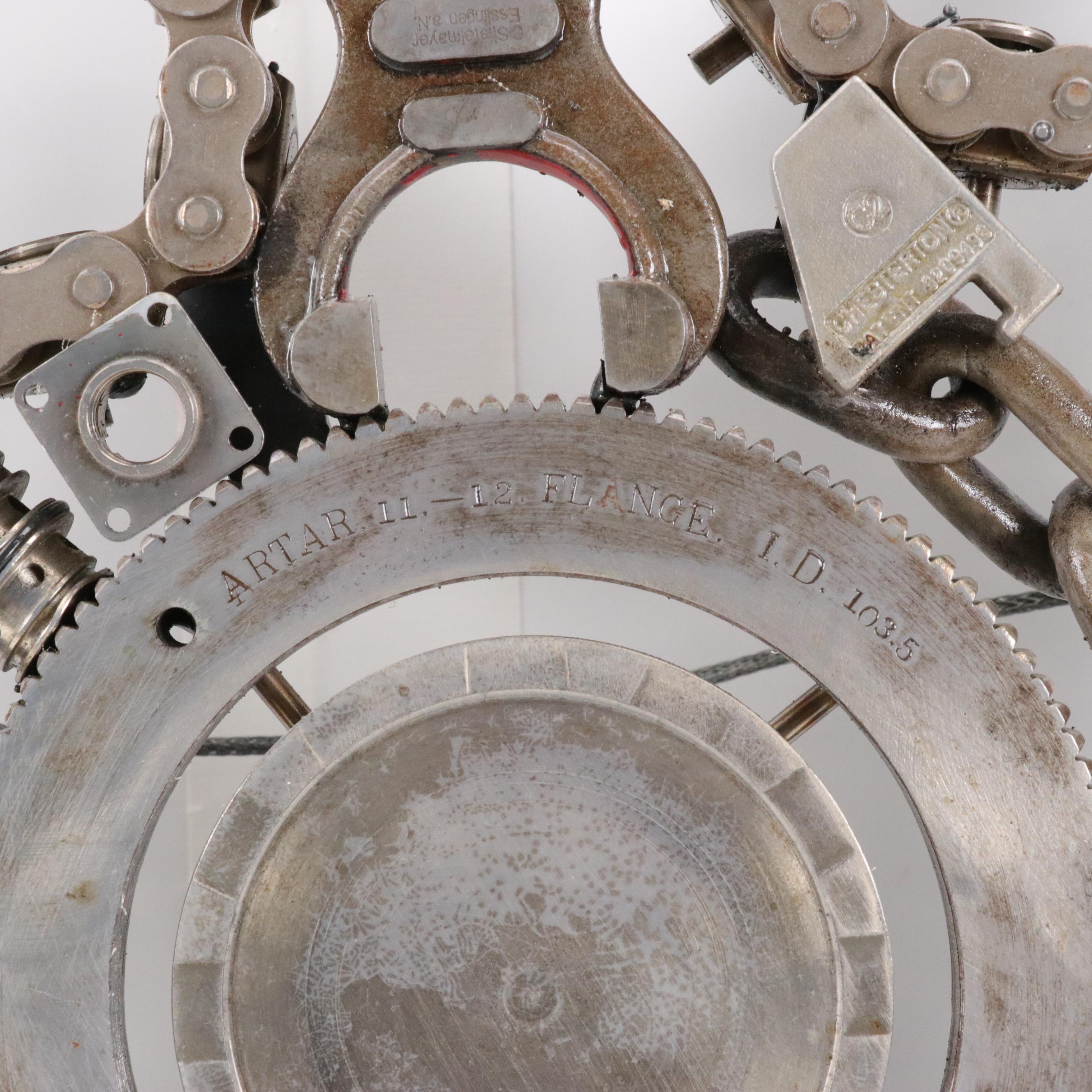 Thomas Hieronymus Towhey & Denny Wallace Metal Guitar Sculpture "Heavy Metal"