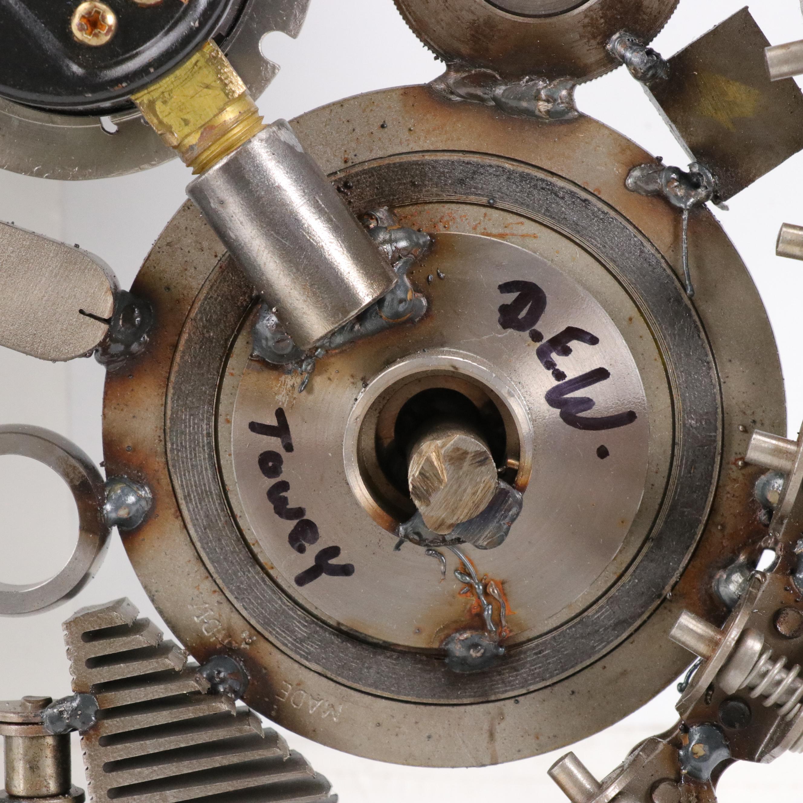 Thomas Hieronymus Towhey & Denny Wallace Metal Guitar Sculpture "Heavy Metal"