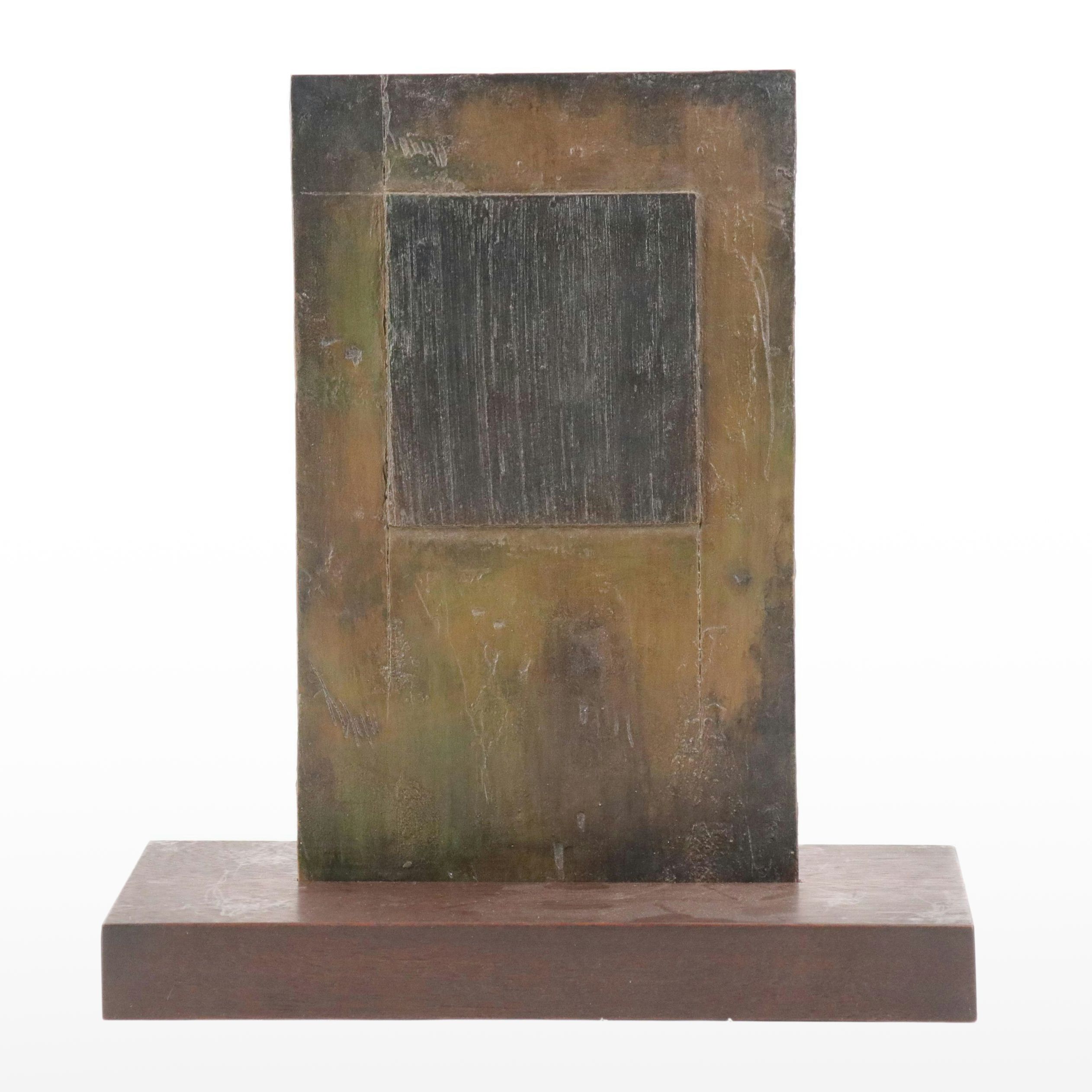 Modernist Geometric Metal Sculpture