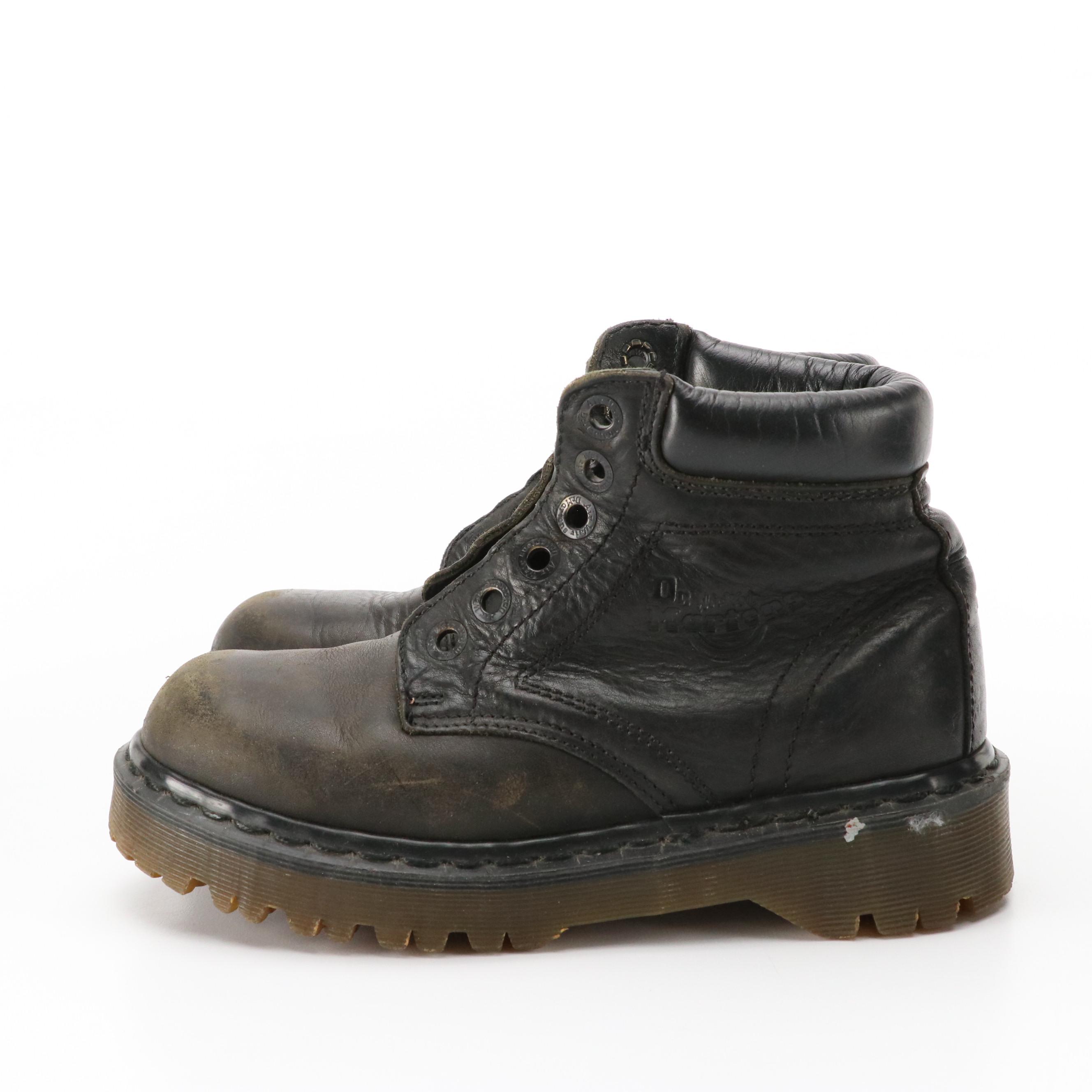 Dr. Martens Vintage 8284 Chunky Lug Sole Eyelet Leather Boots