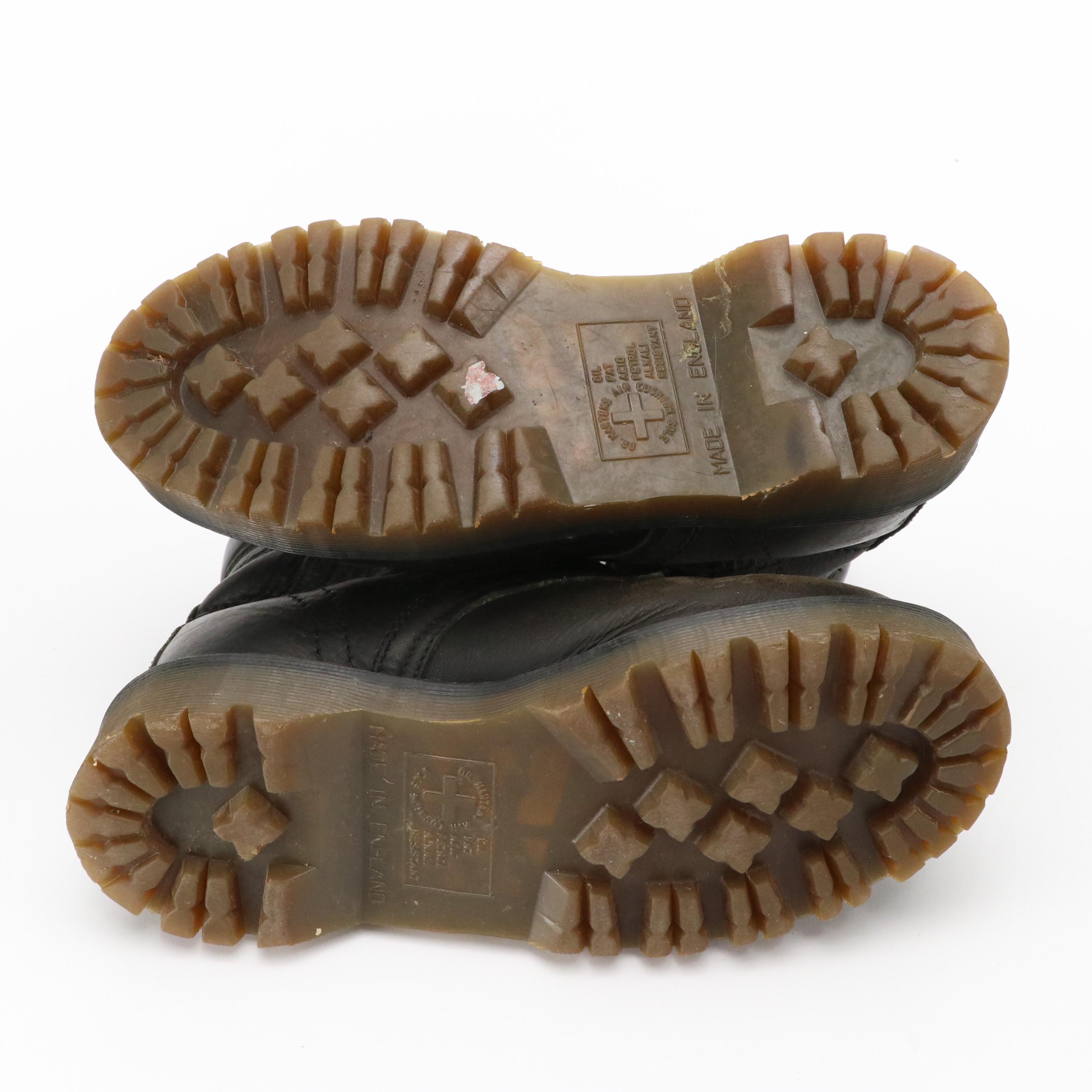 Dr. Martens Vintage 8284 Chunky Lug Sole Eyelet Leather Boots