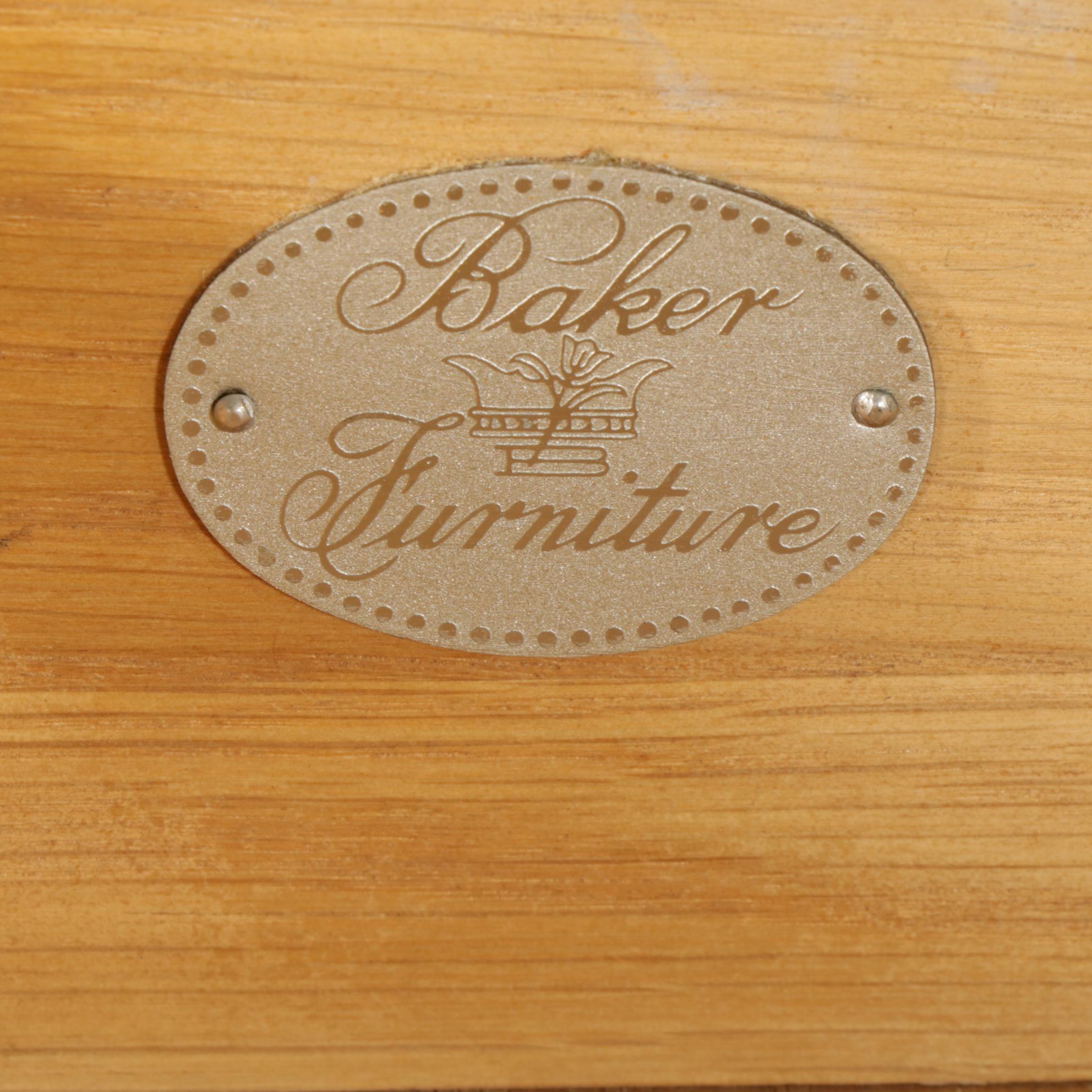 Baker Furniture Chinese Chippendale Writing Desk, Late 20th Century